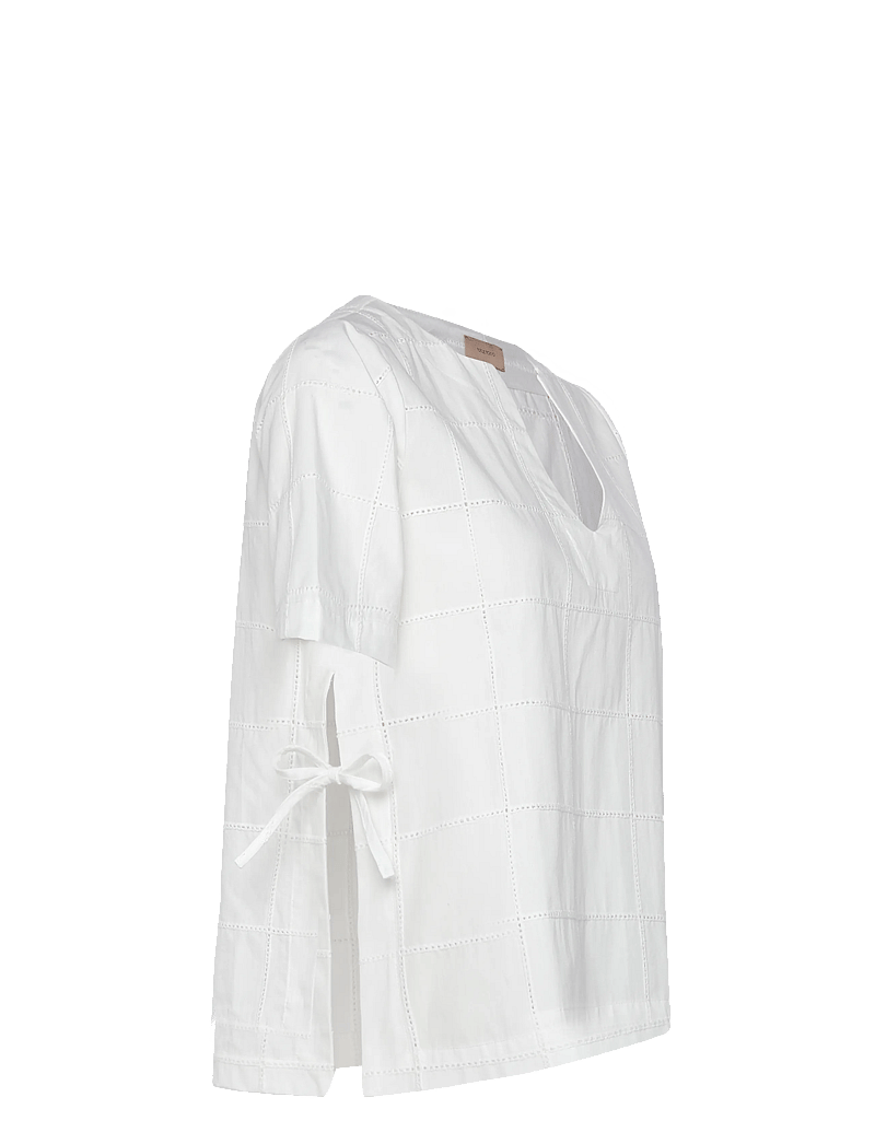 Rue de Tokyo - SIENNA EYELET POPLIN - t-shirts - ivory - 4
