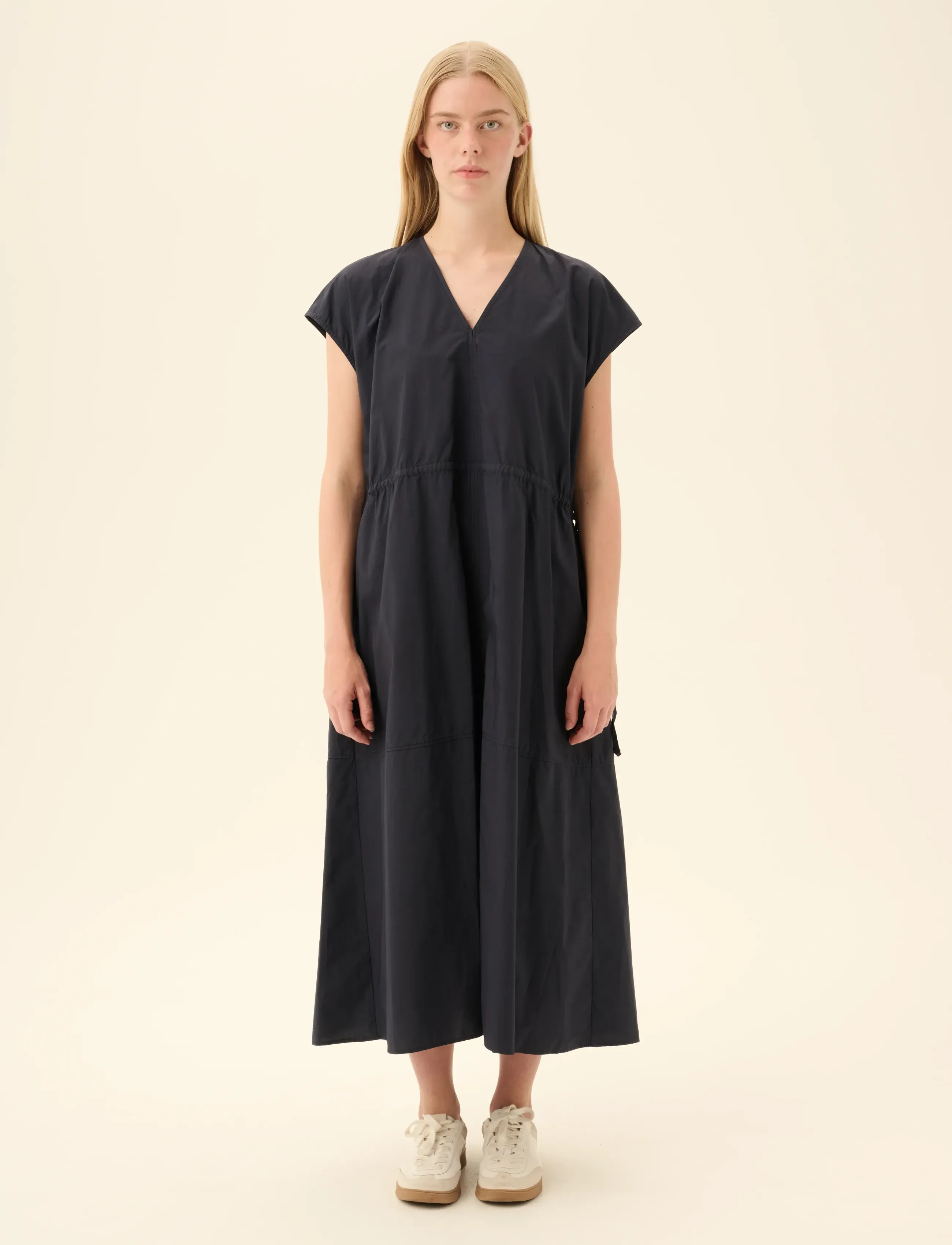 Rue de Tokyo DALILA GMTD POPLIN - Konfirmationstøj - DARK NAVY / navy