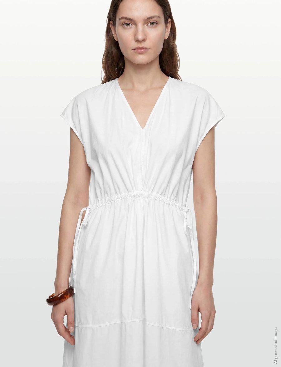 Rue de Tokyo - DALILA GMTD POPLIN - konfirmation - white - 3