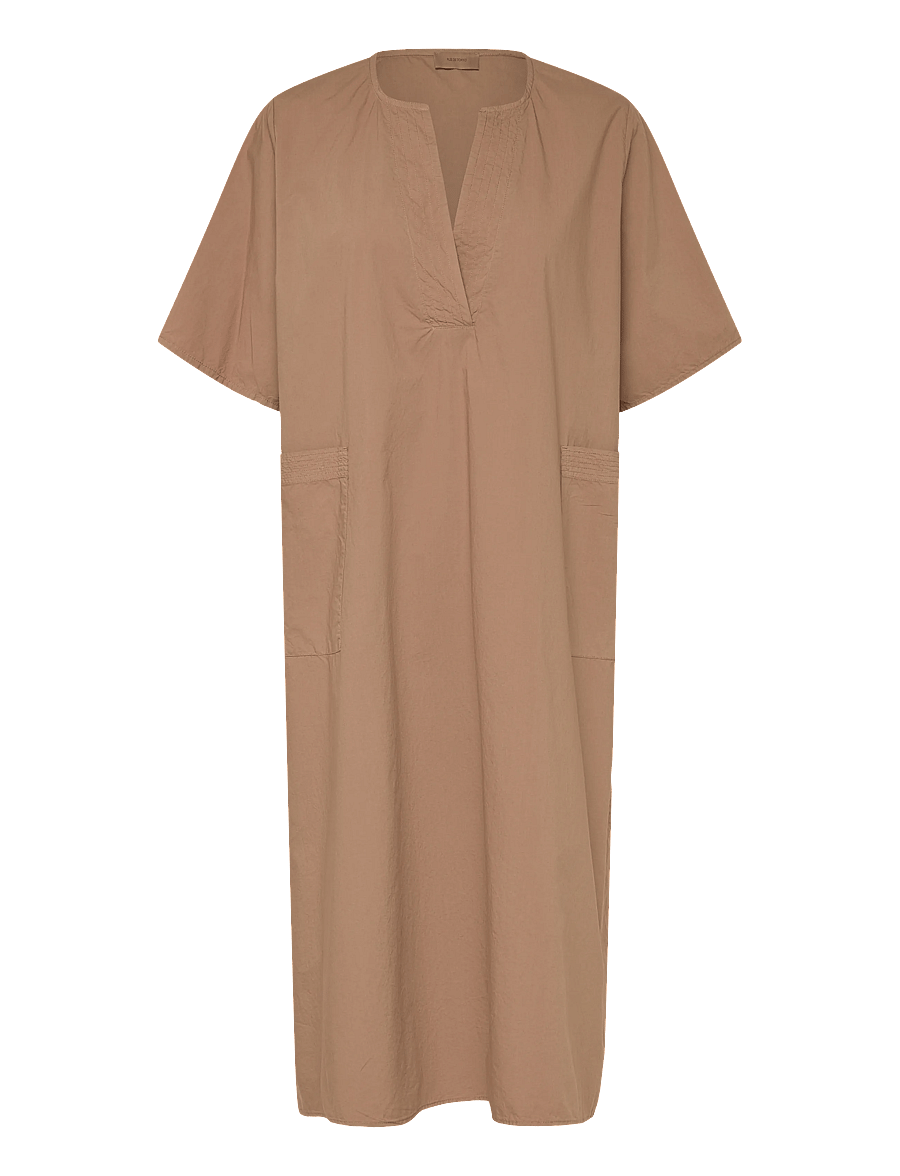 Rue de Tokyo - DESI GMTD POPLIN - hemdkleider - mocha - 1