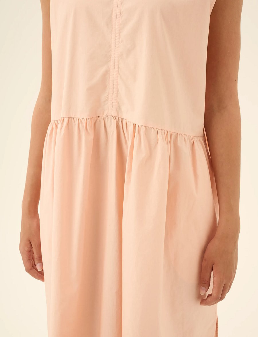 Rue de Tokyo - DIANE GMTD POPLIN - midiklänningar - beige rose - 5