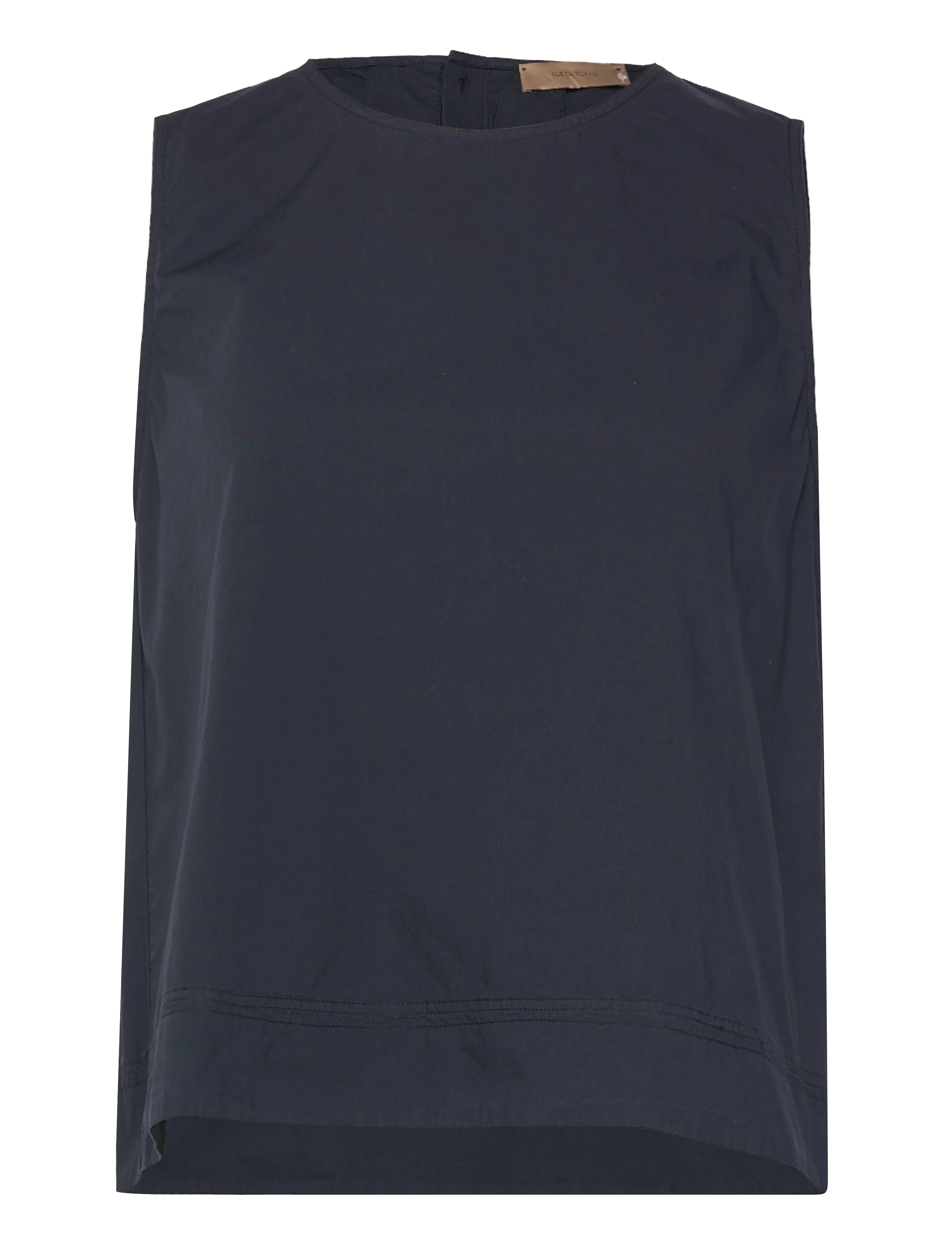 RUE DE TOKYO Sharren Gmtd Poplin Navy - XL - Damen
