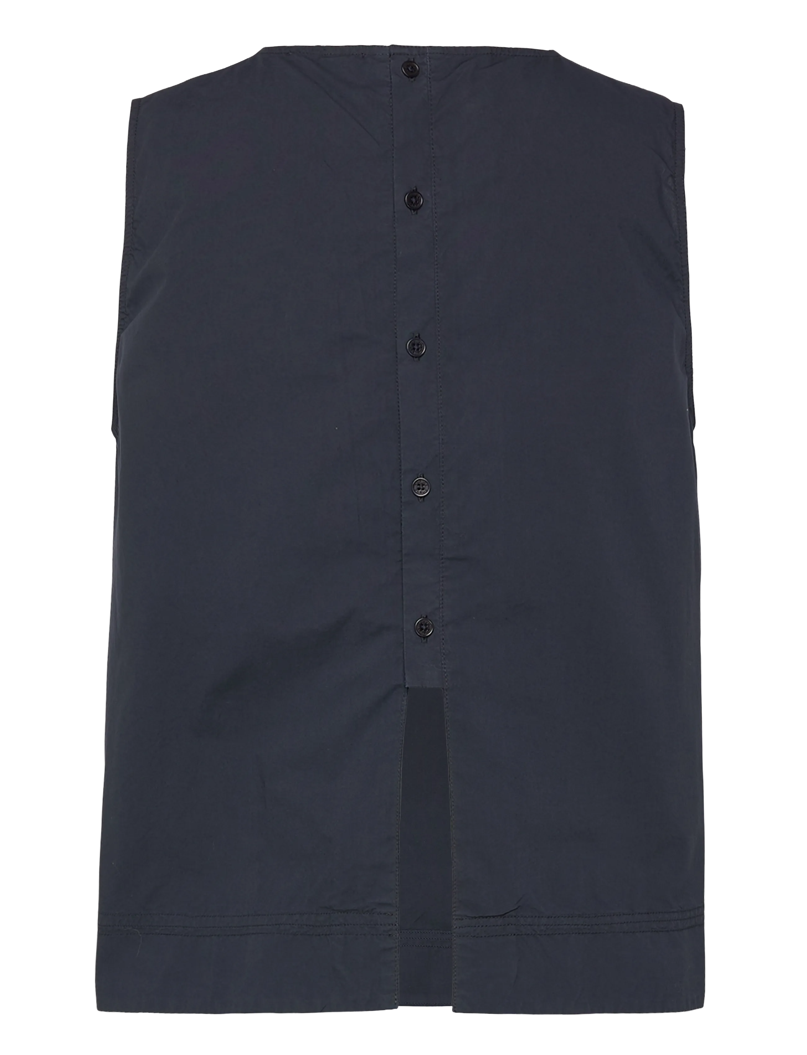 Rue de Tokyo - SHARREN GMTD POPLIN - blouses sans manches - dark navy - 2