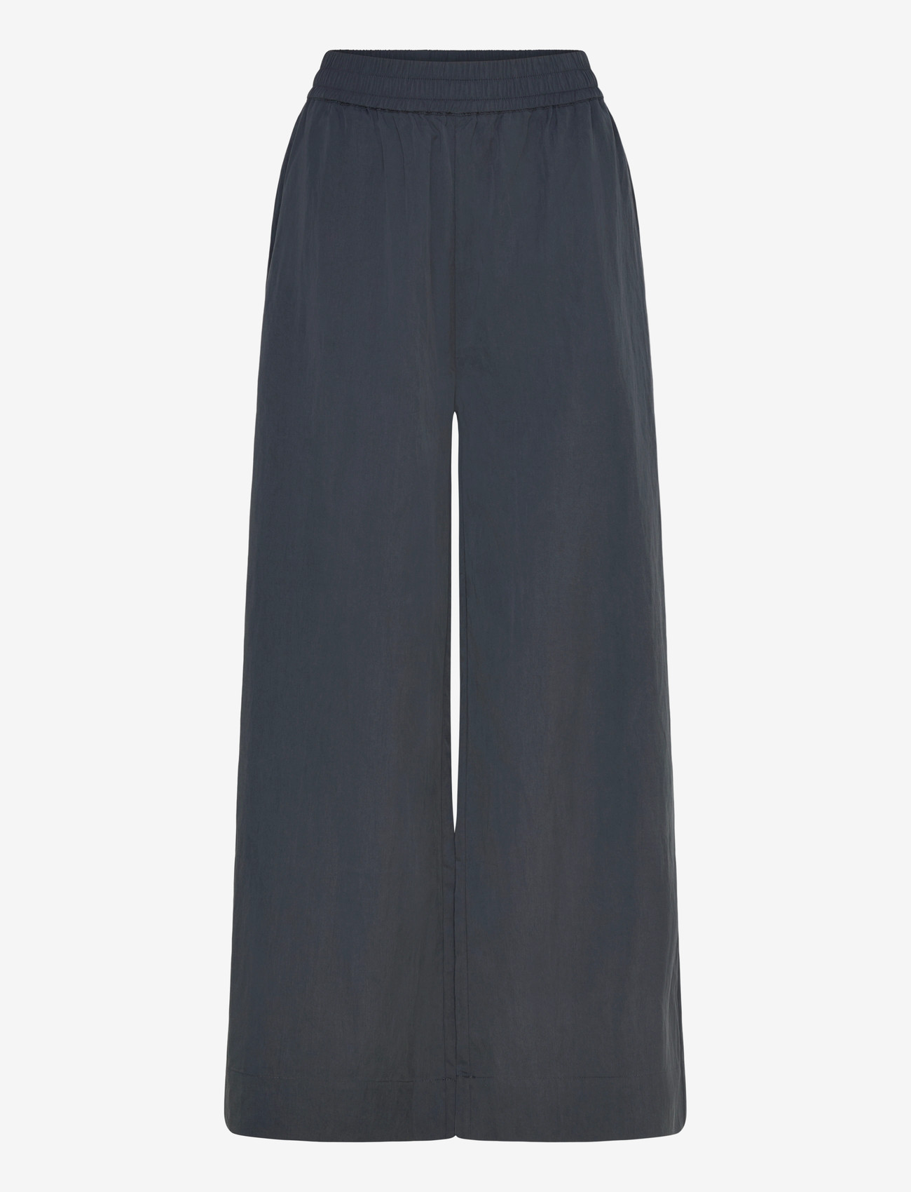 Rue de Tokyo - PRISILA CRINKLED TENCEL - bukser med brede ben - dark navy - 0