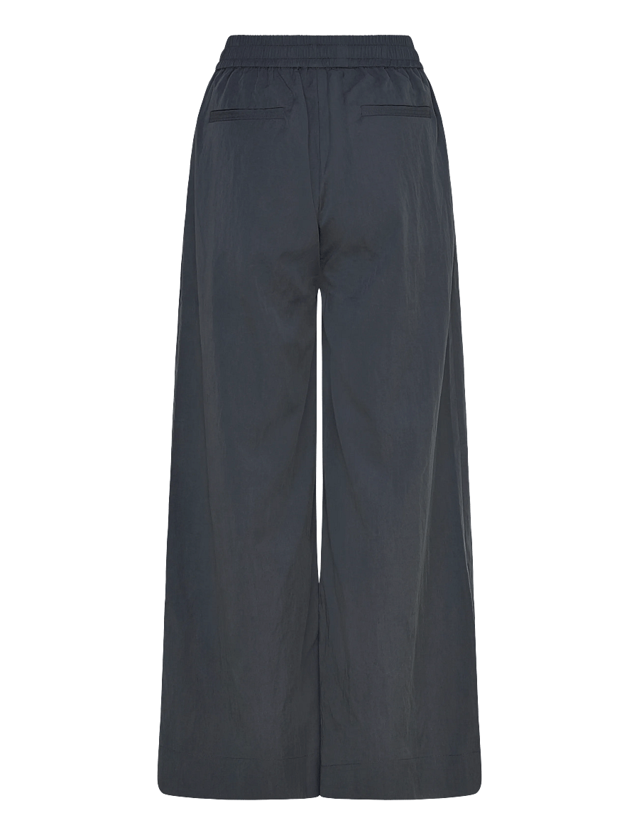Rue de Tokyo - PRISILA CRINKLED TENCEL - vida byxor - dark navy - 1