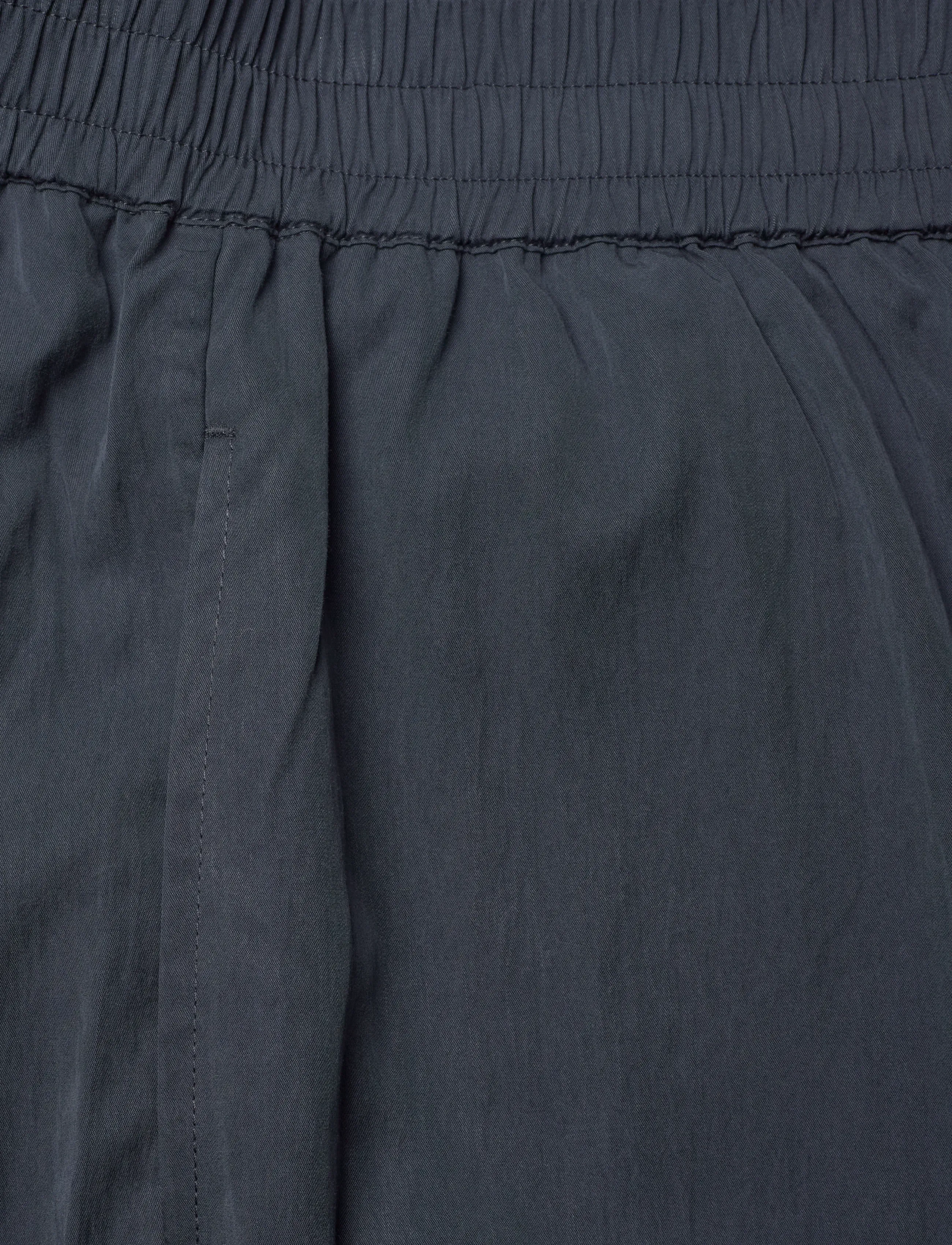 Rue de Tokyo - PRISILA CRINKLED TENCEL - wide leg trousers - dark navy - 2