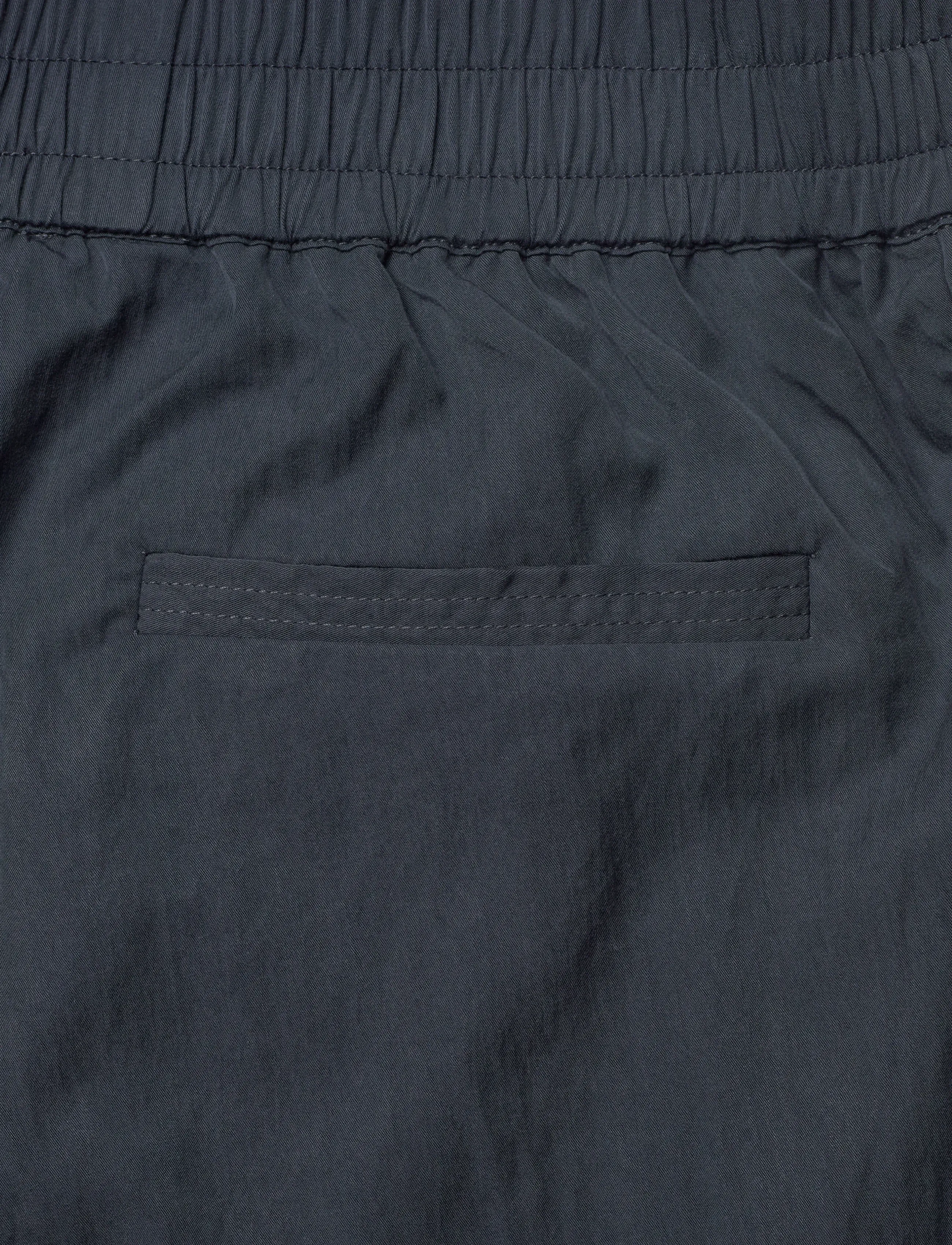 Rue de Tokyo - PRISILA CRINKLED TENCEL - wide leg trousers - dark navy - 3