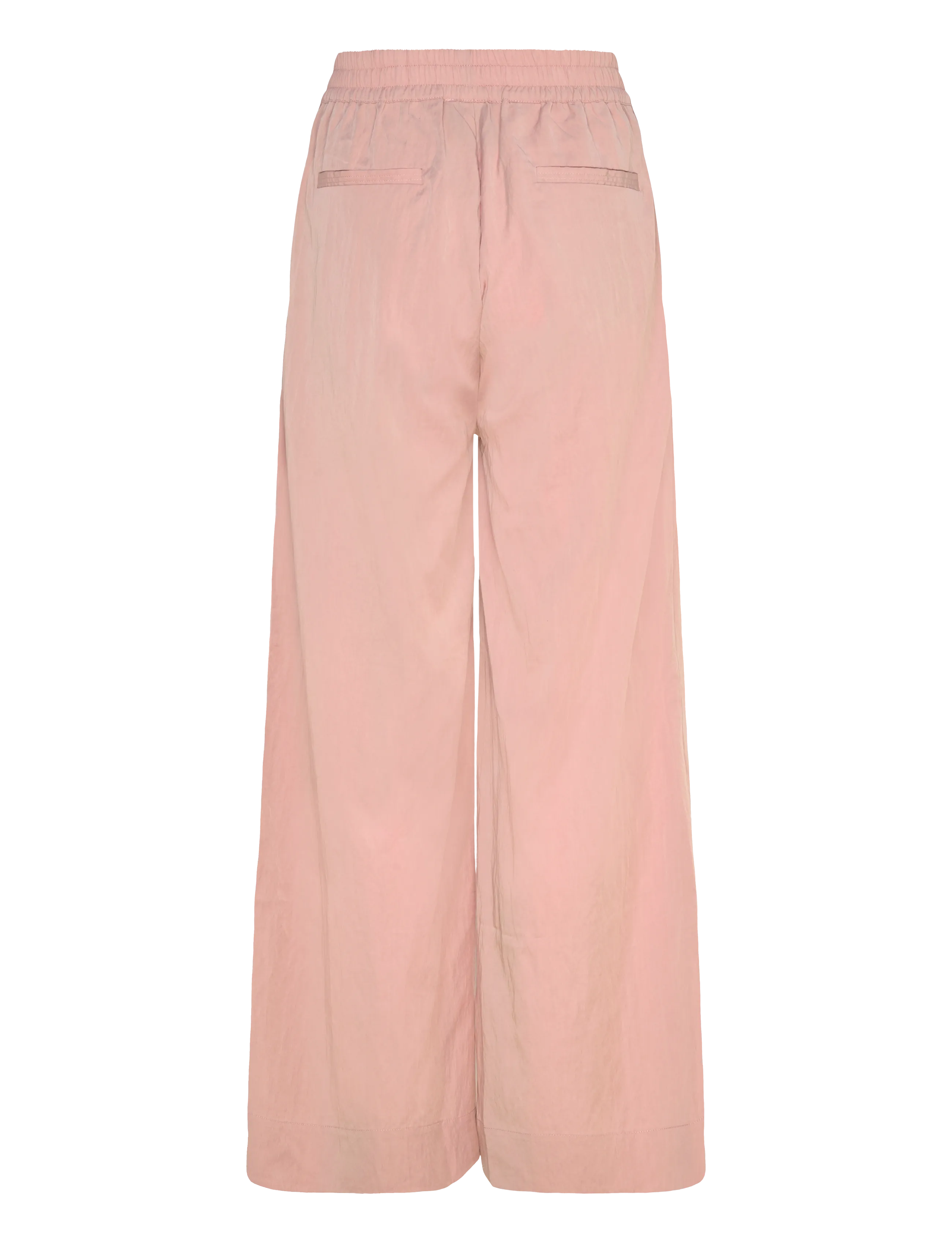 Rue de Tokyo - PRISILA CRINKLED TENCEL - wide leg trousers - rose - 1