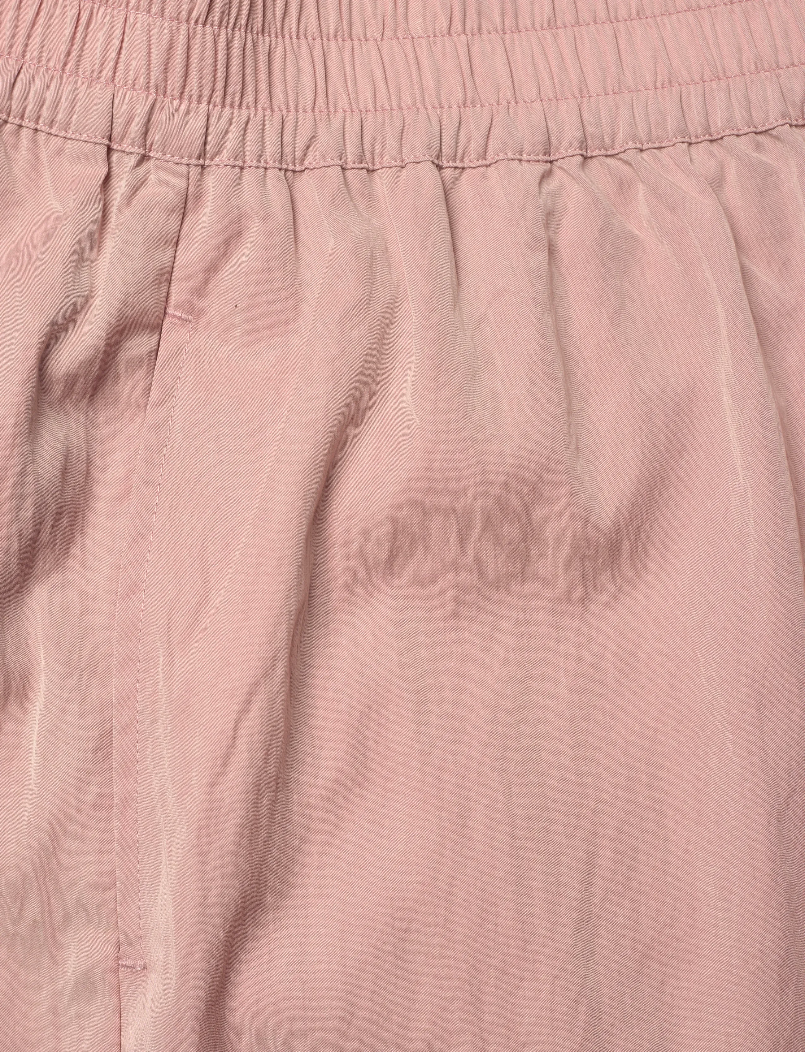 Rue de Tokyo - PRISILA CRINKLED TENCEL - wide leg trousers - rose - 2