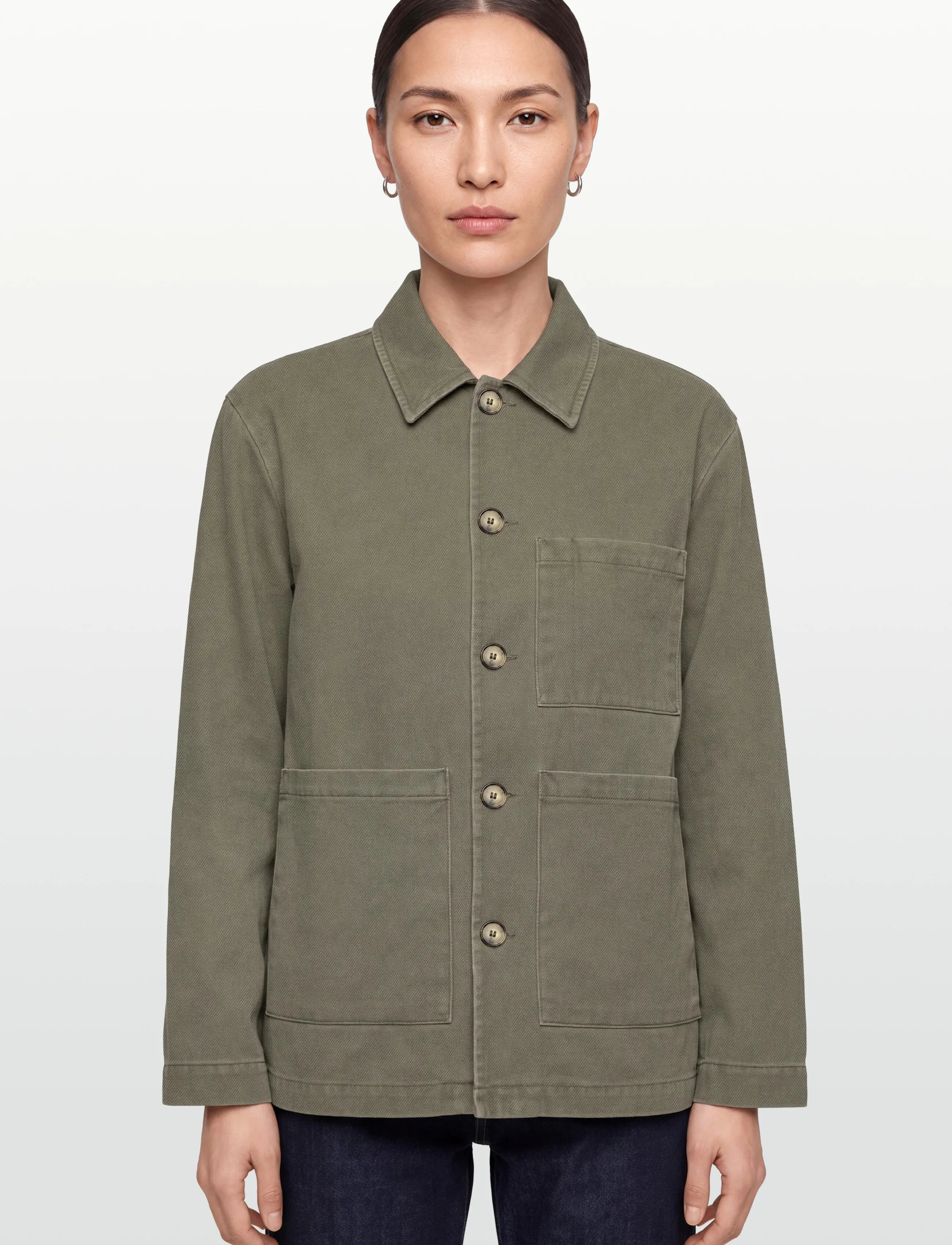 Rue de Tokyo - CAMERON FADED TWILL - utilityjackor - sage green - 3