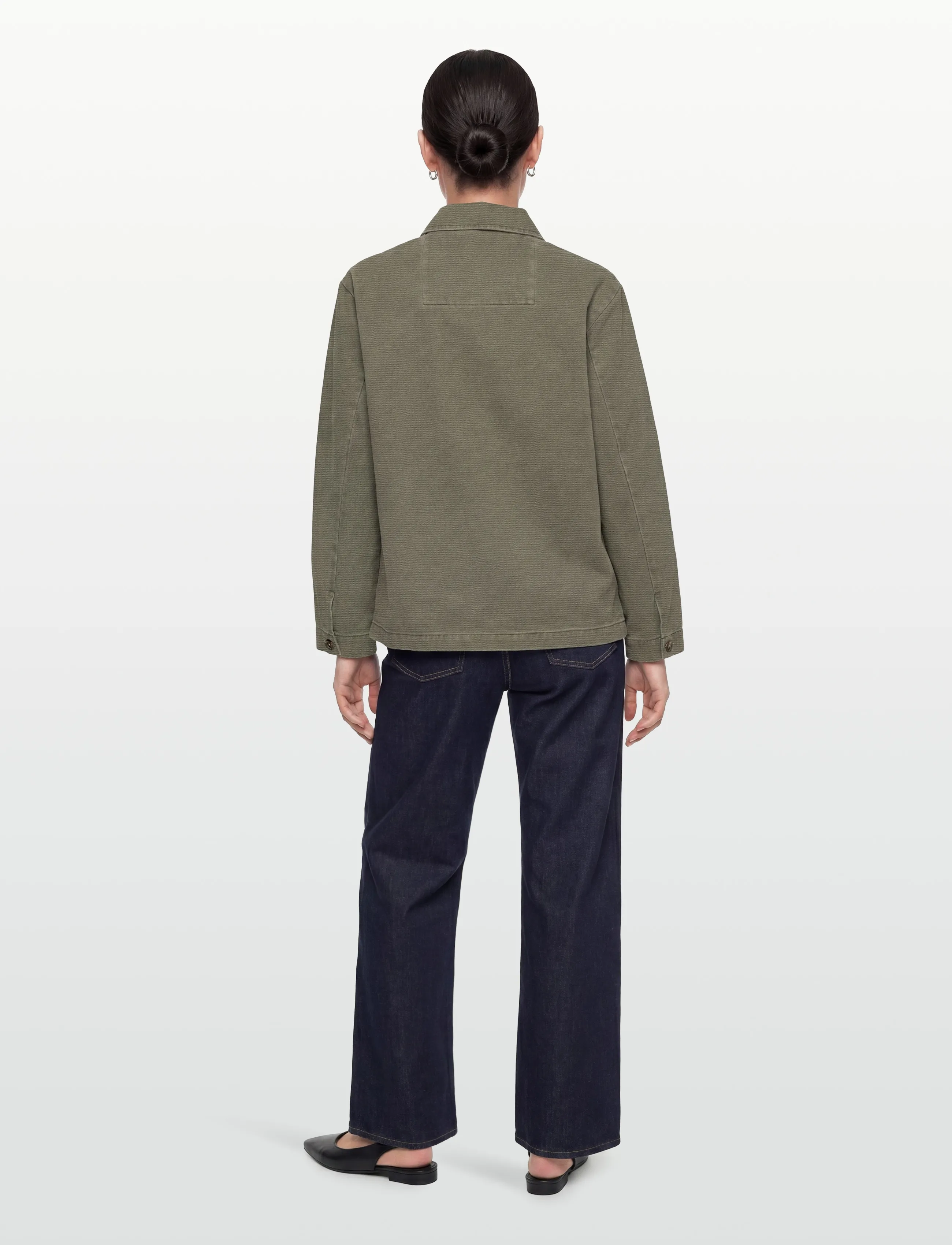 Rue de Tokyo - CAMERON FADED TWILL - utilityjackor - sage green - 4