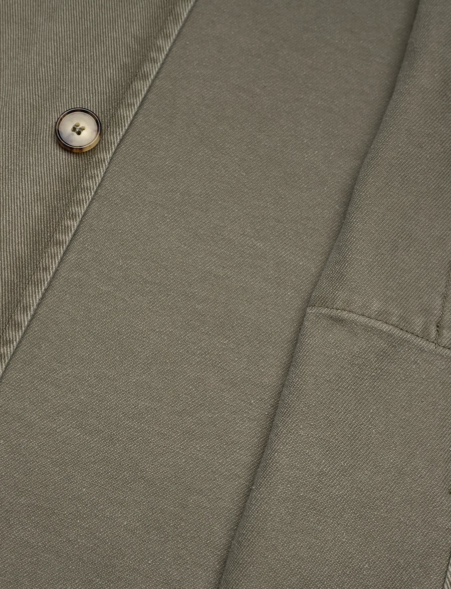 Rue de Tokyo - CAMERON FADED TWILL - utility-jacken - sage green - 4