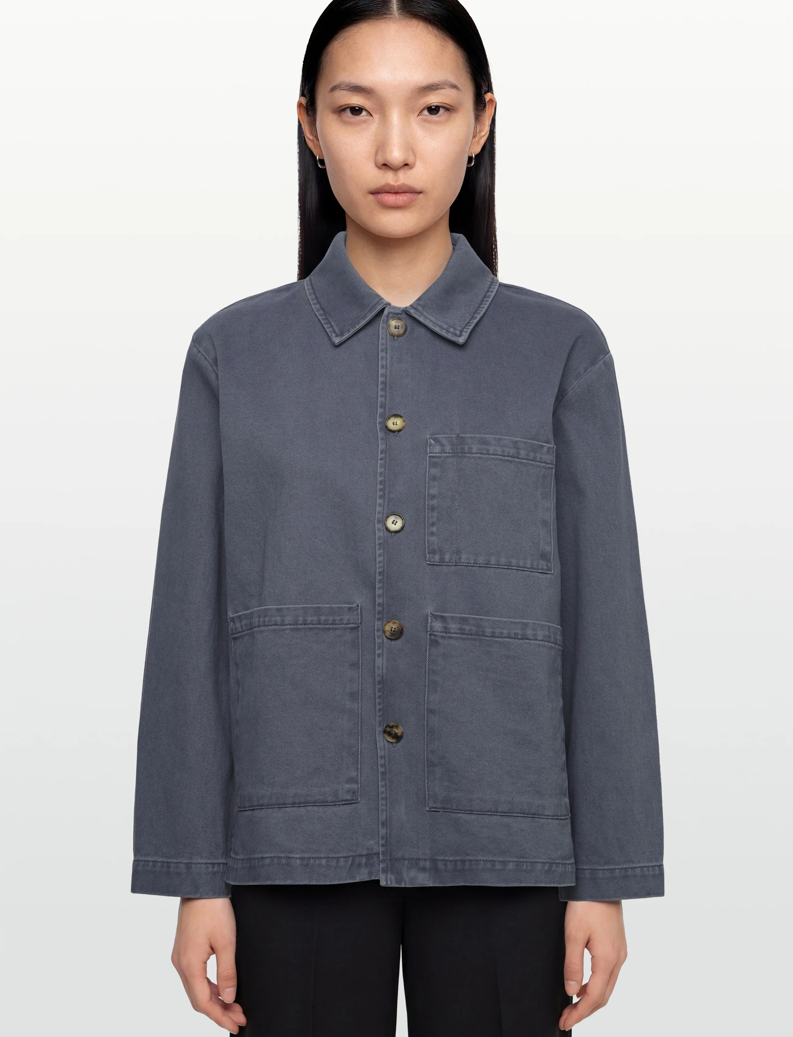 Rue de Tokyo - CAMERON FADED TWILL - vestes utilitaires - soft blue - 3