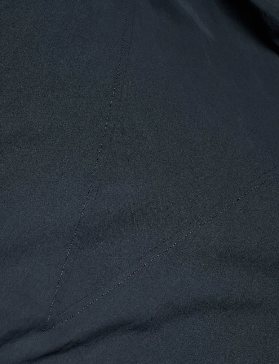 Rue de Tokyo - SEMIRA CRINKLED TENCEL - langermede bluser - dark navy - 2