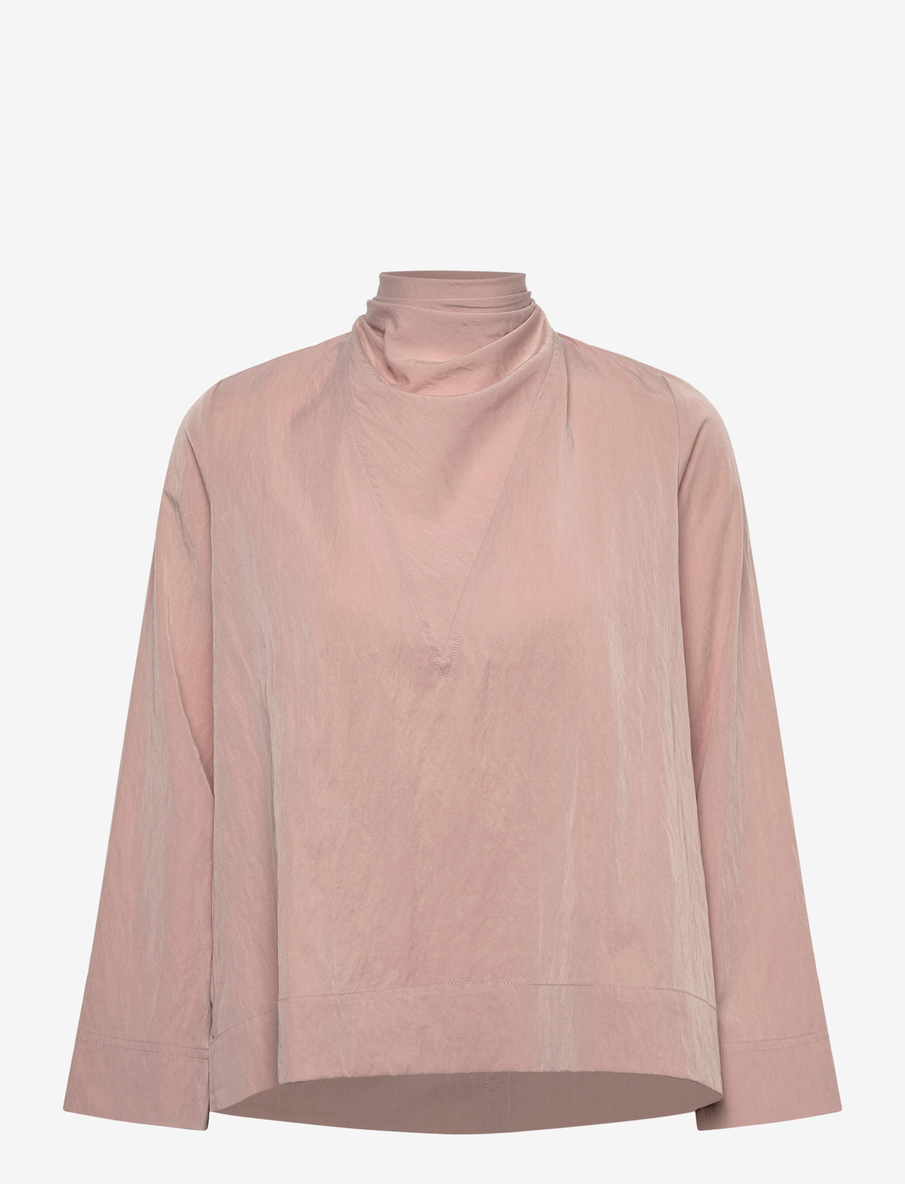 Rue de Tokyo - SEMIRA CRINKLED TENCEL - langærmede bluser - rose - 0