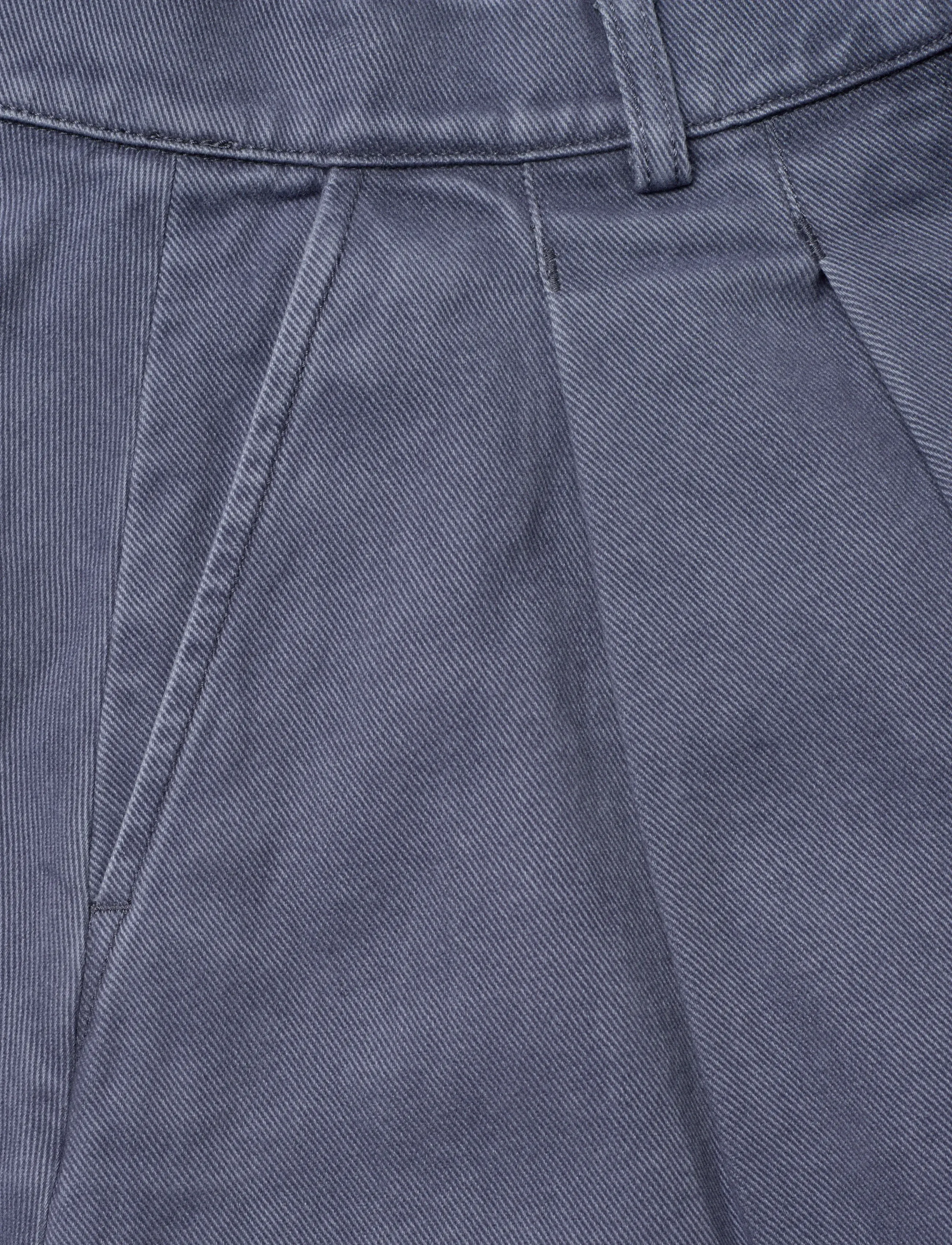 Rue de Tokyo - PEN FADED TWILL - plisseeritud seelikud - soft blue - 2