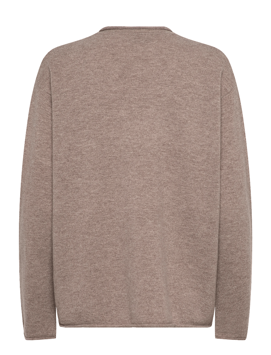 Rue de Tokyo - KIRSTY MERINO - striktrøjer - taupe melange - 1