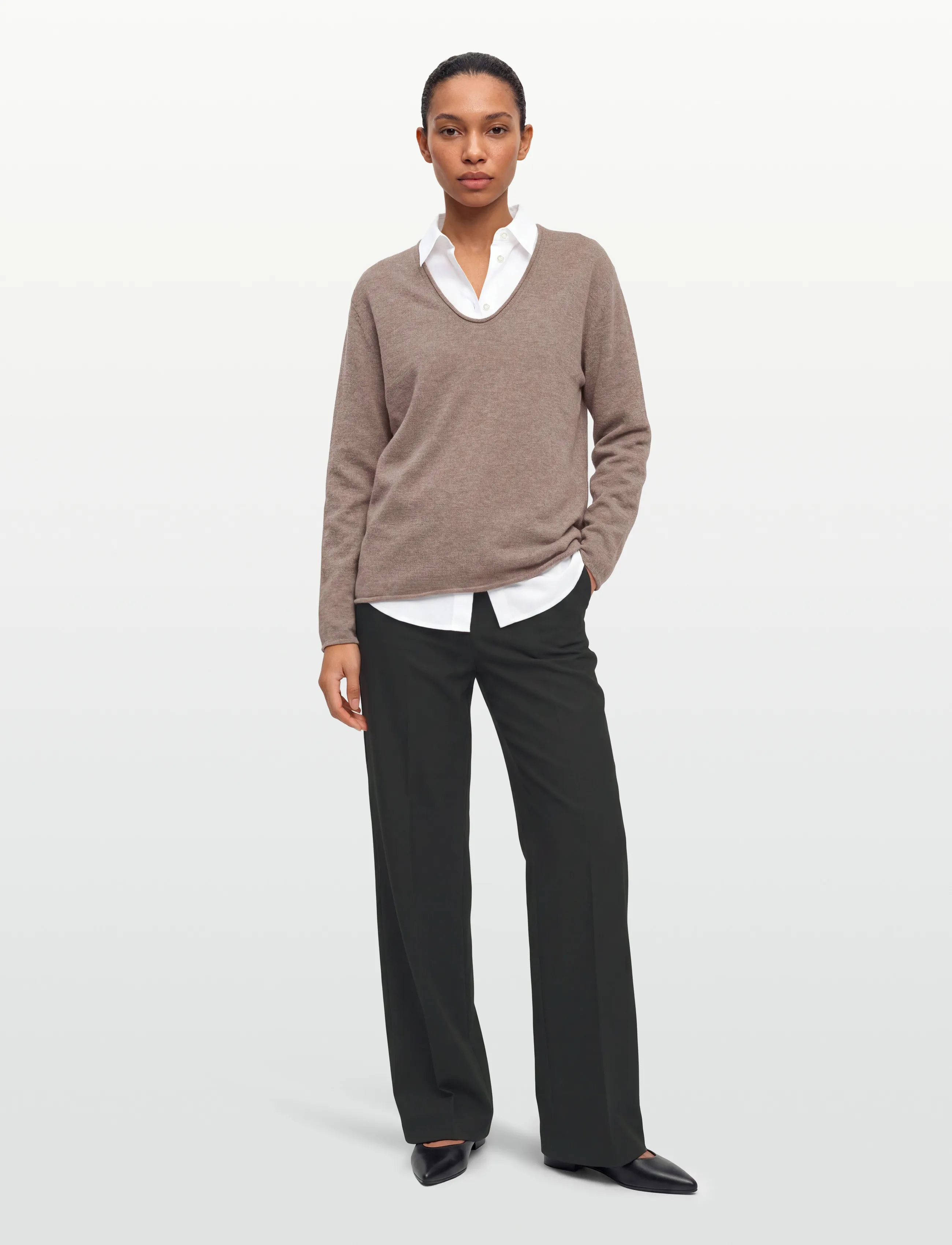 Rue de Tokyo Kirsty Merino, XS, Knitwear, Beige - Jumpers, Frauen