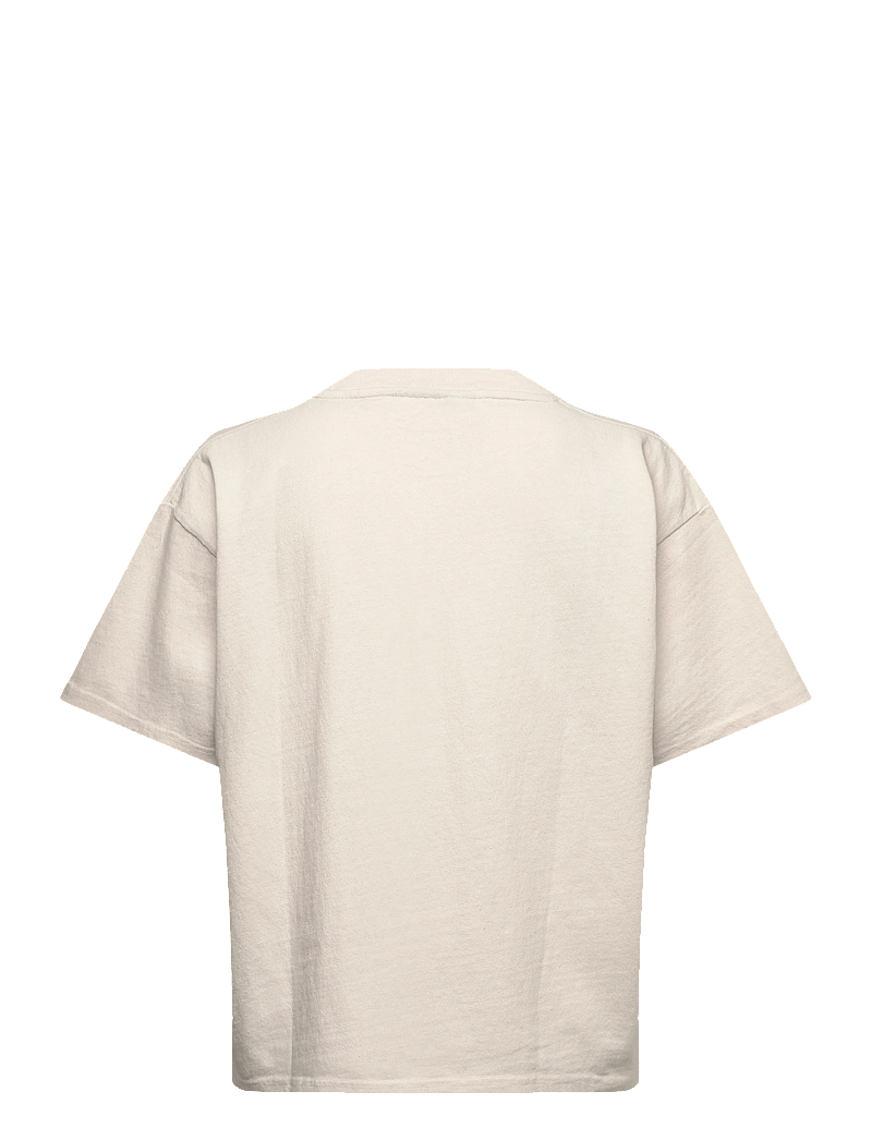 Rue de Tokyo - TORA LIGHT GMTD JERSEY - t-shirts - parchment white - 1