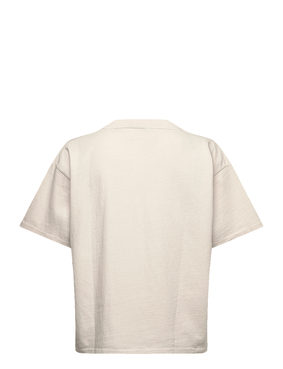 Rue de Tokyo - TORA LIGHT GMTD JERSEY - t-shirts - parchment white - 1