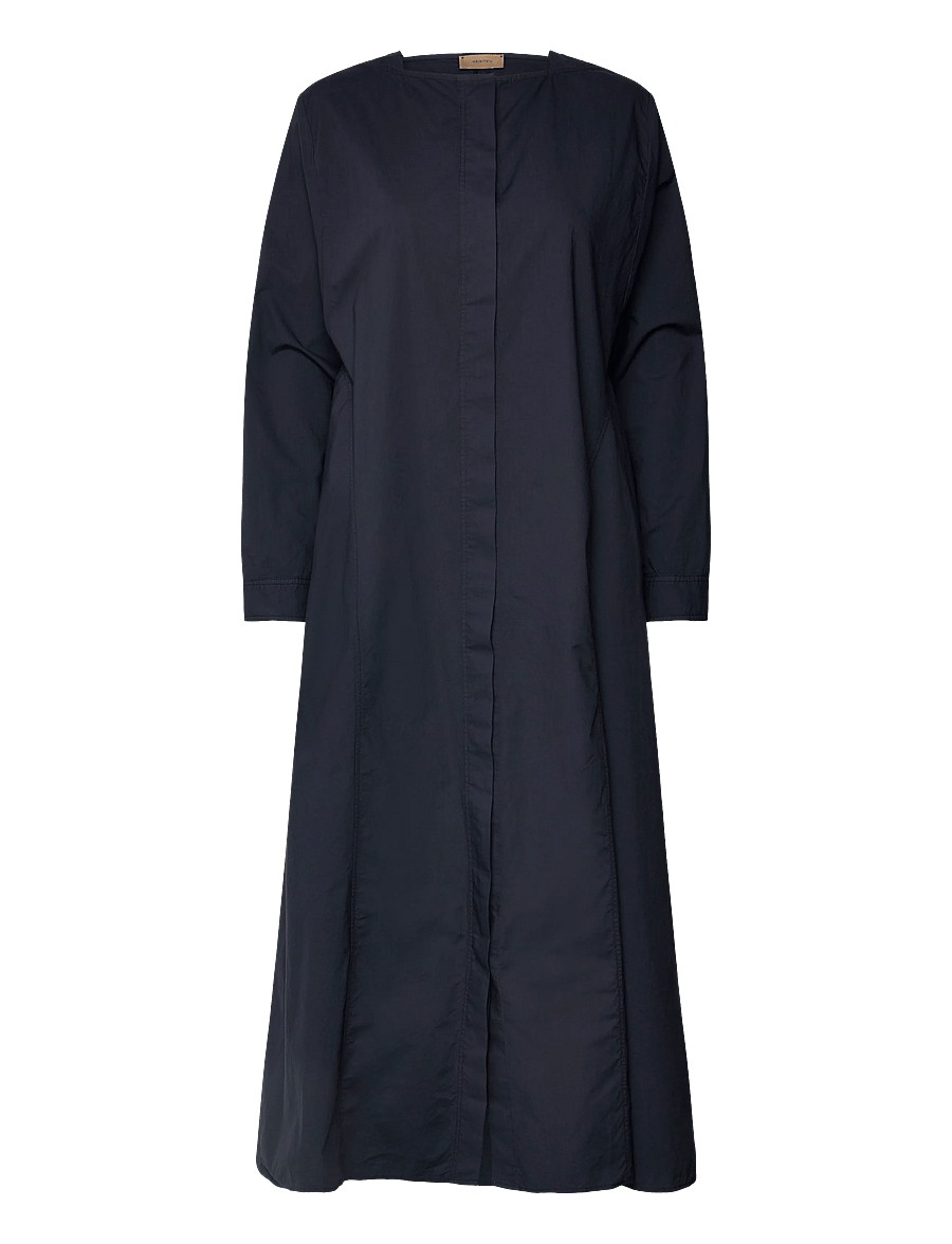 Rue de Tokyo - DOXY GMTD POPLIN - skjortekjoler - dark navy - 0