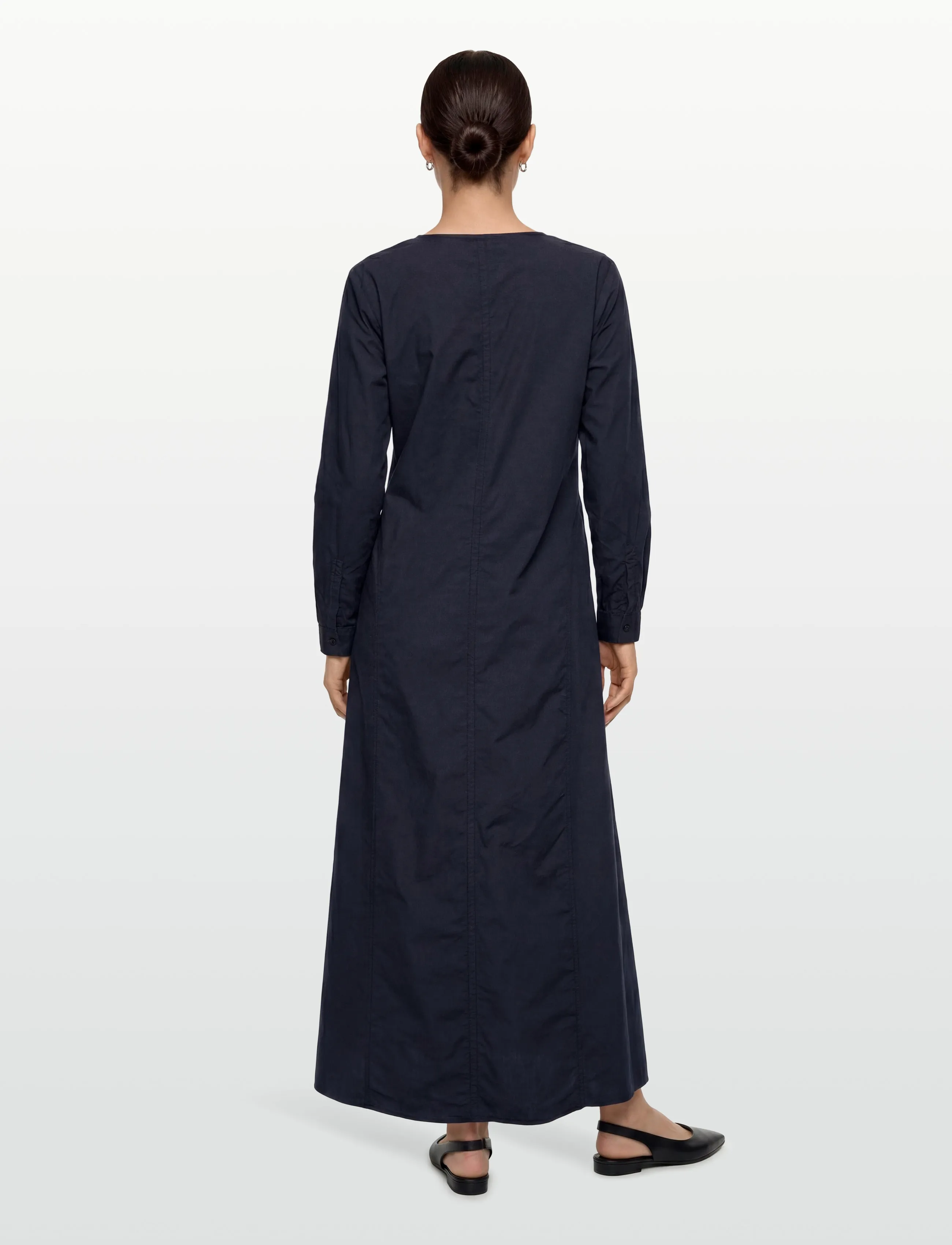 Rue de Tokyo - DOXY GMTD POPLIN - särkkleidid - dark navy - 4