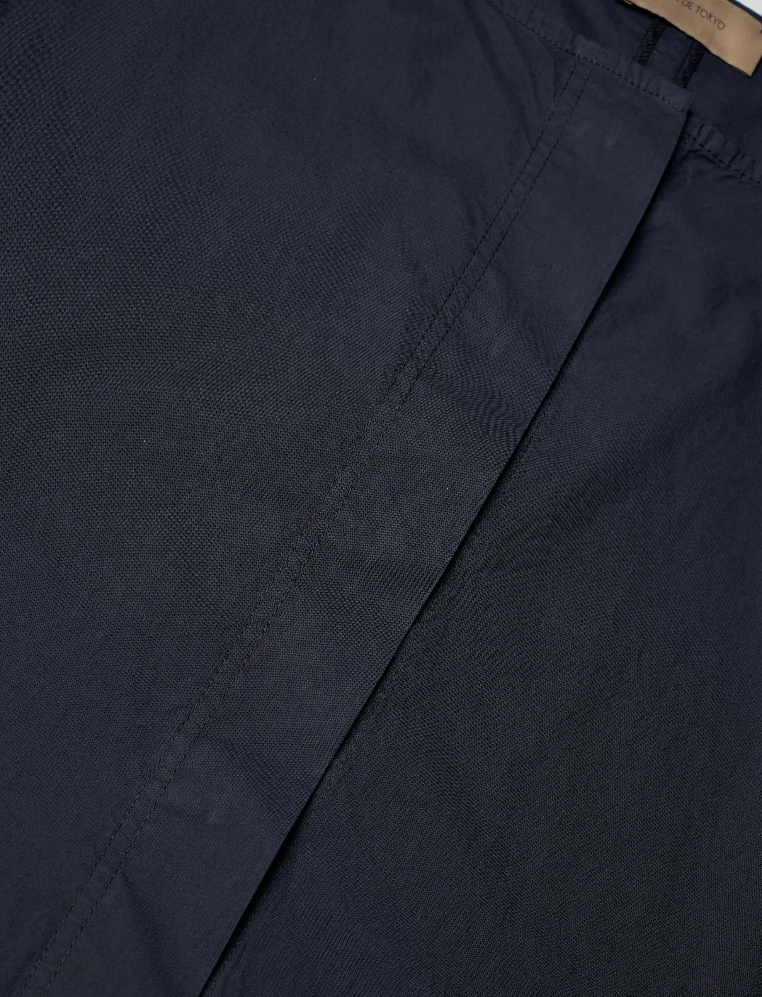 Rue de Tokyo - DOXY GMTD POPLIN - skjortekjoler - dark navy - 2