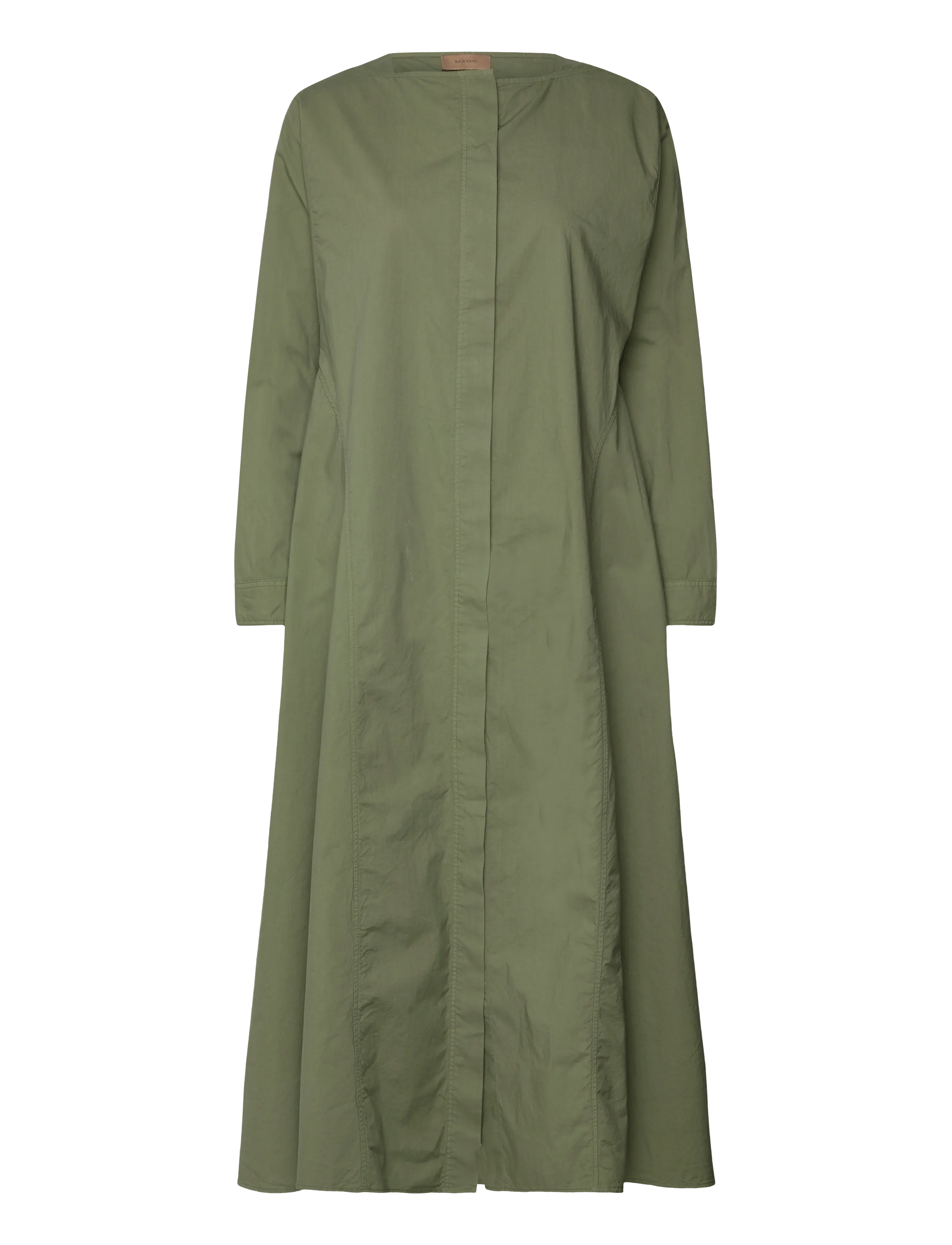Rue de Tokyo DOXY GMTD POPLIN - Särkkleidid - MOSS GREEN / khaki/green