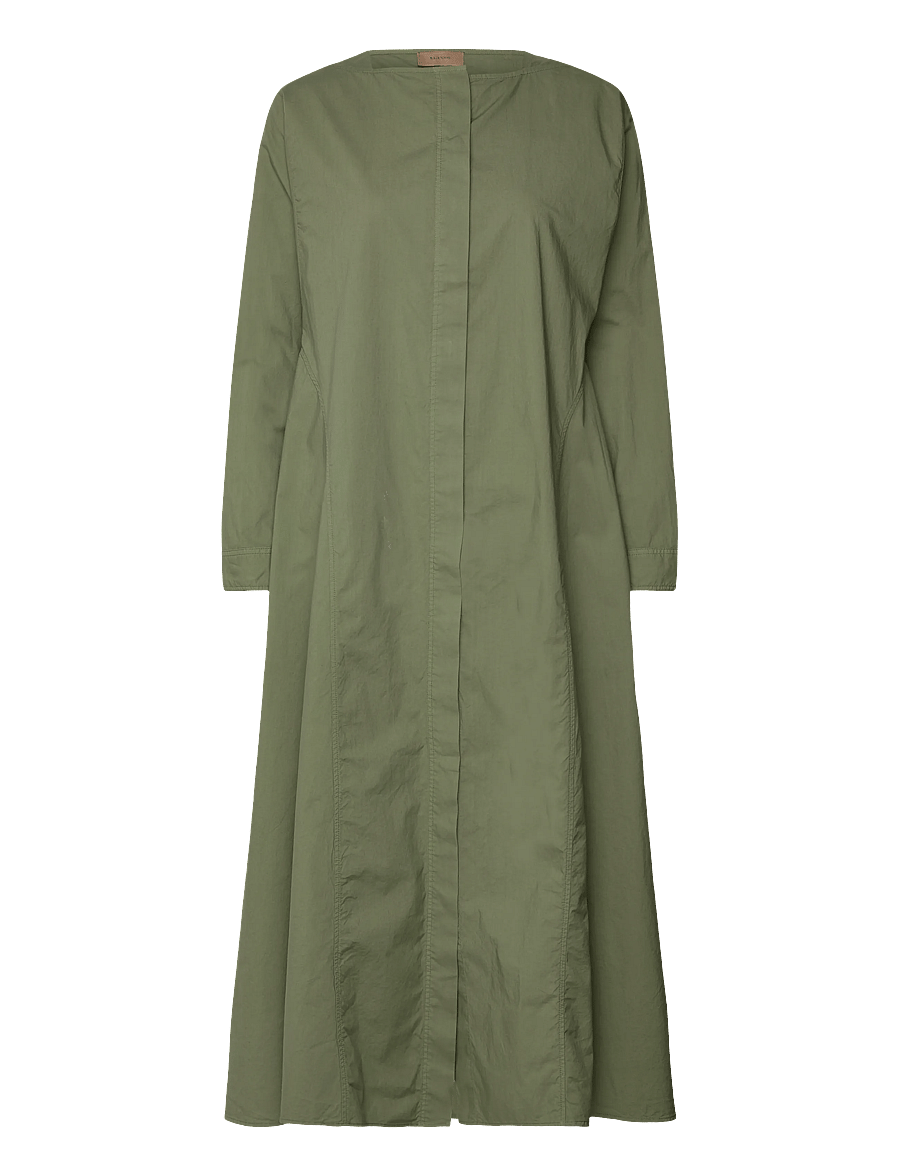 Rue de Tokyo - DOXY GMTD POPLIN - sukienki koszulowe - moss green - 0
