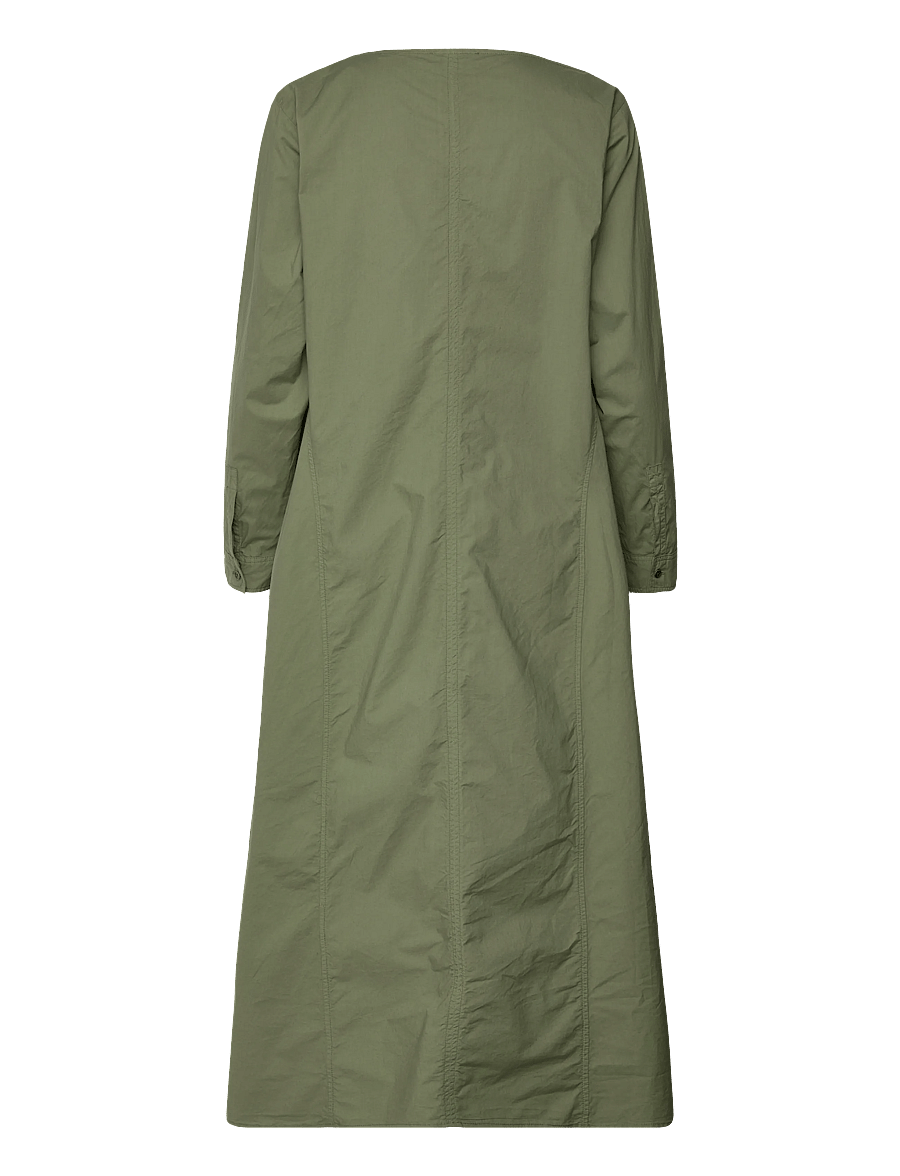 Rue de Tokyo - DOXY GMTD POPLIN - sukienki koszulowe - moss green - 1