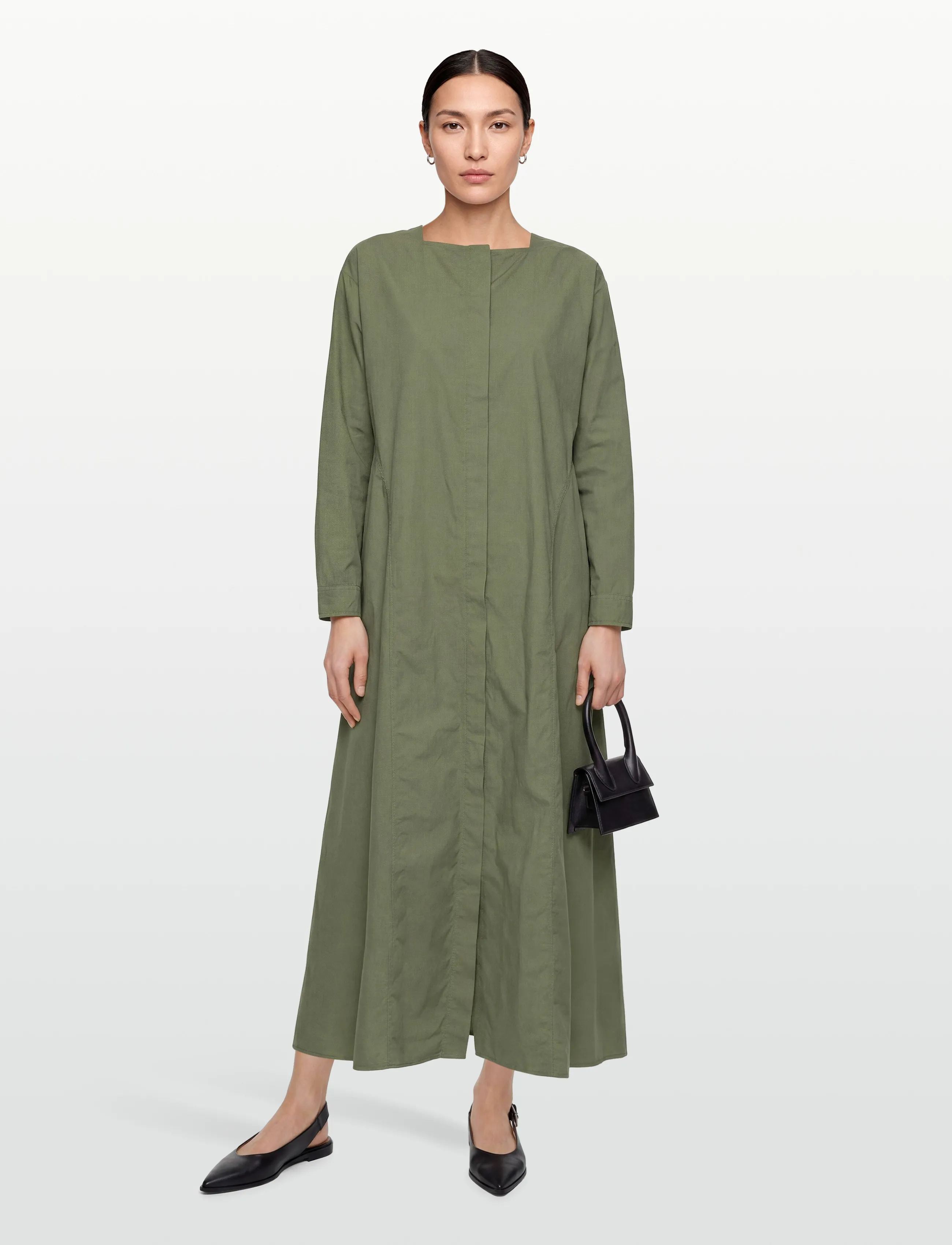 Rue de Tokyo DOXY GMTD POPLIN - Klänningar - MOSS GREEN / khaki/green