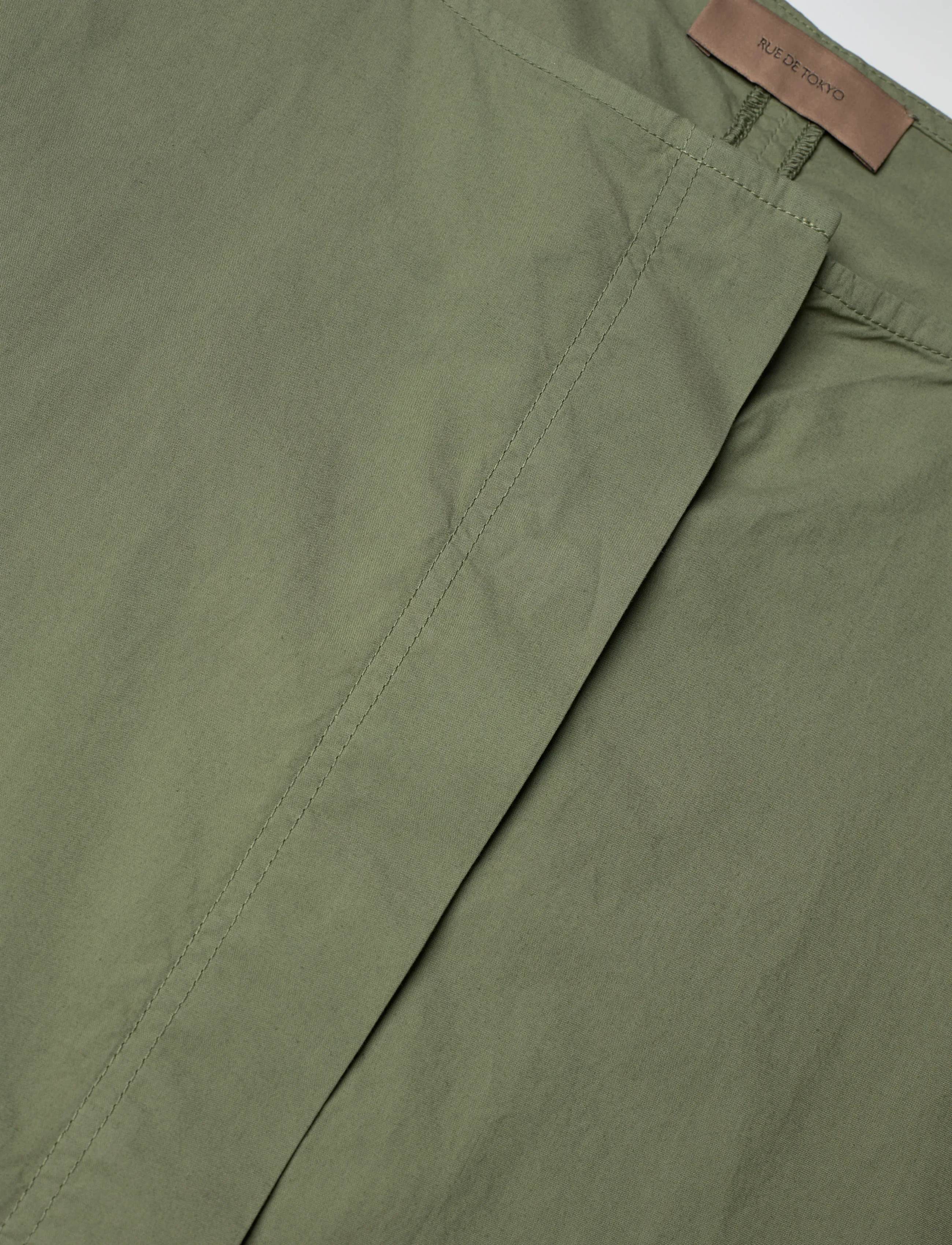 Rue de Tokyo - DOXY GMTD POPLIN - sukienki koszulowe - moss green - 2