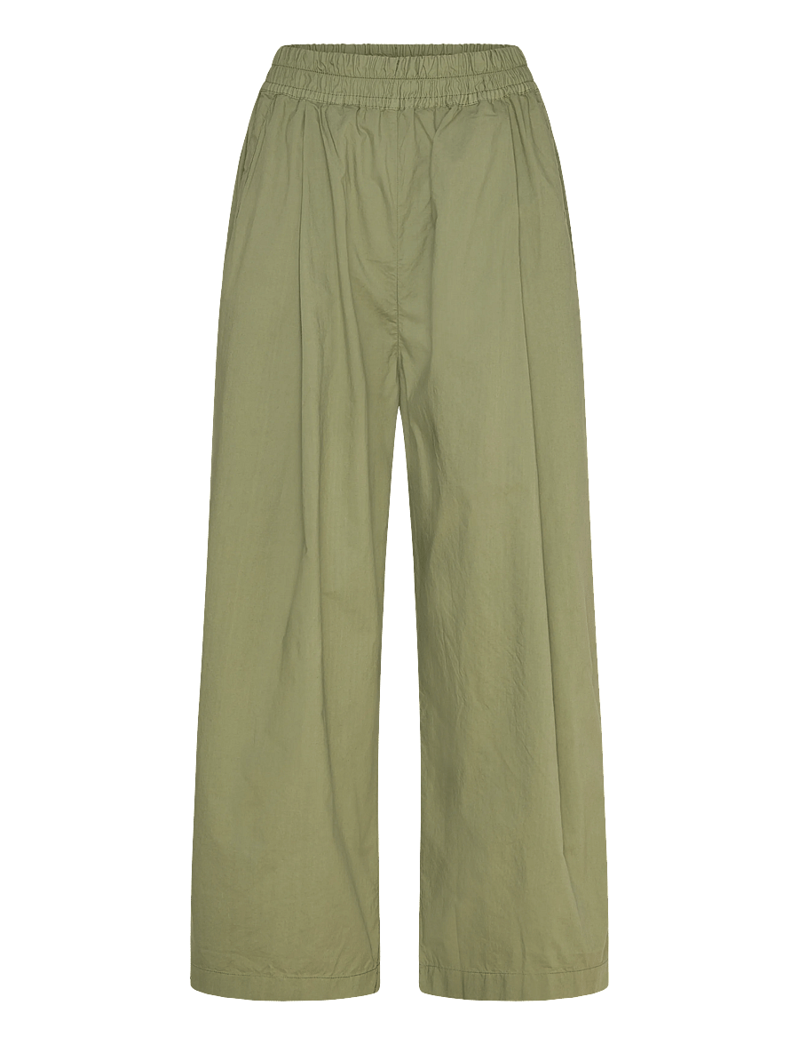 Rue de Tokyo - PIA GMTD POPLIN - culottes - moss green - 0