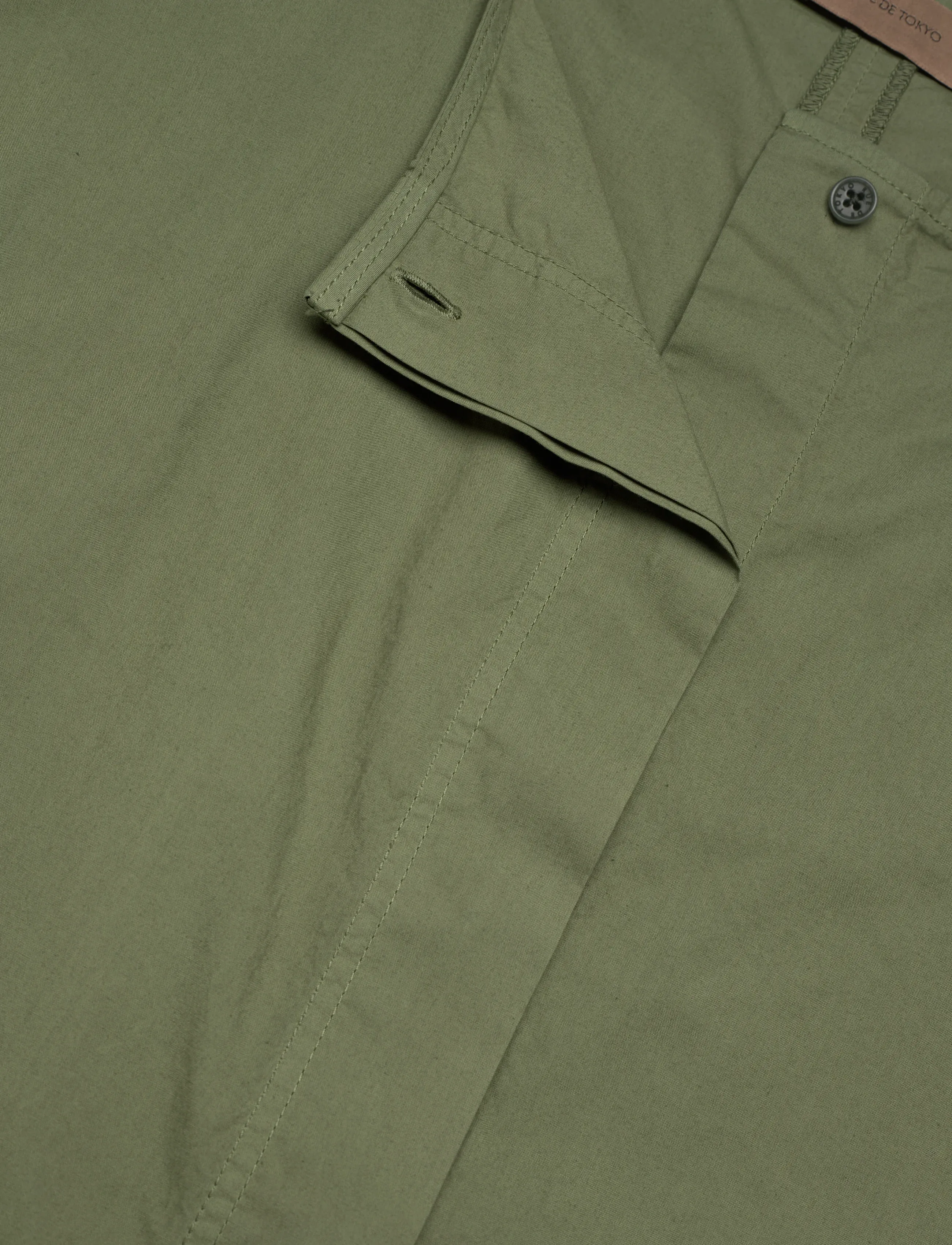 Rue de Tokyo - SILJA GMTD POPLIN - långärmade skjortor - moss green - 5