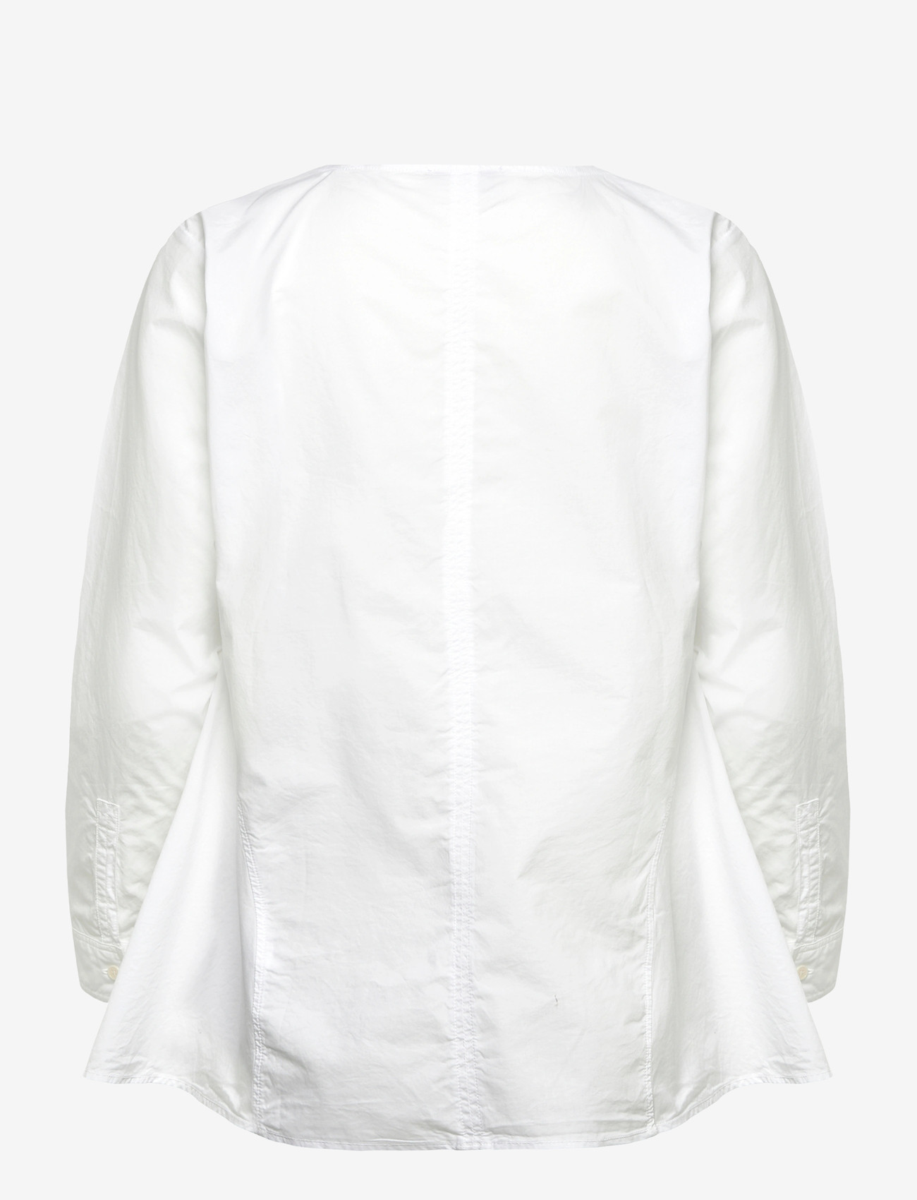 Rue de Tokyo - SILJA GMTD POPLIN - langærmede skjorter - white - 1