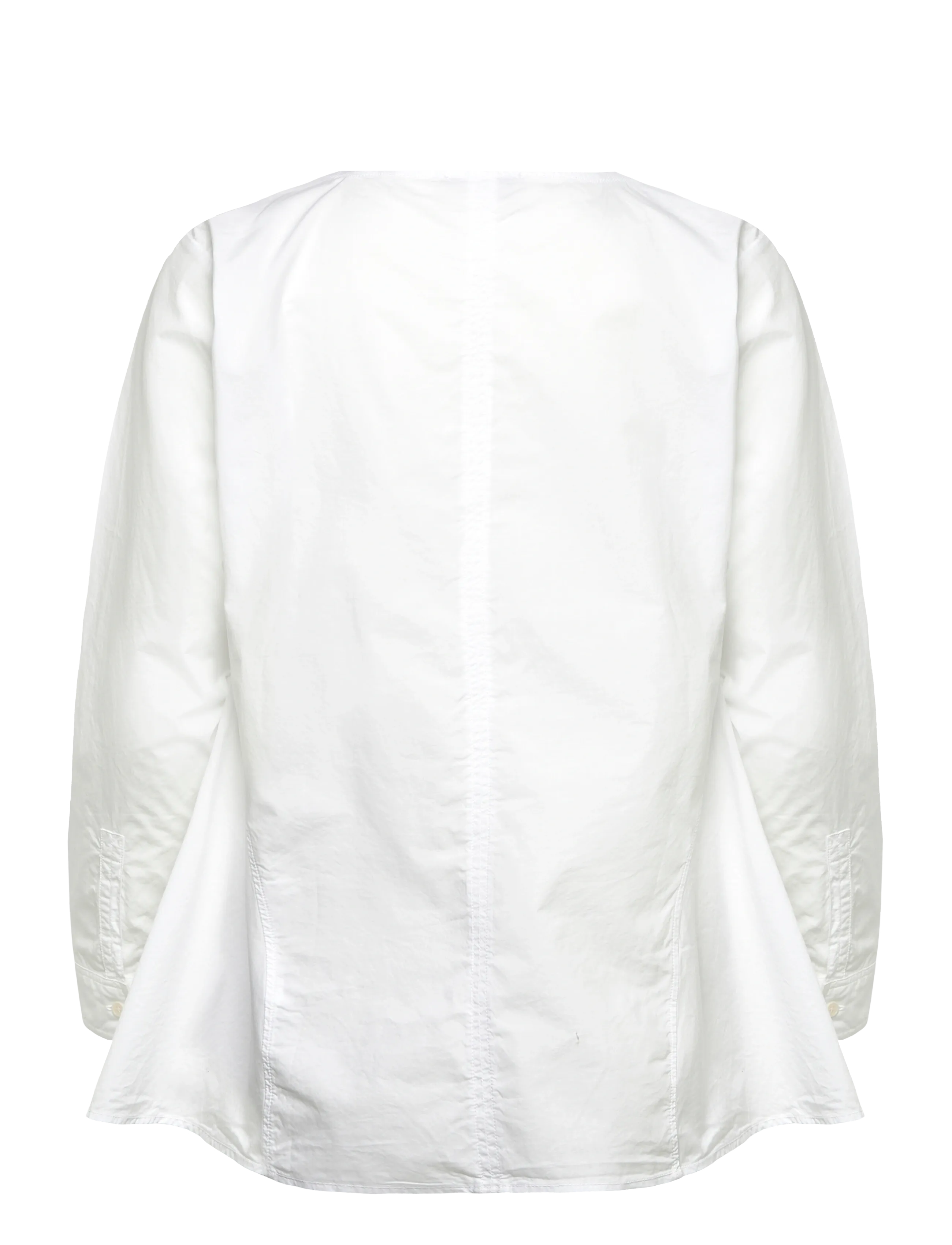 Rue de Tokyo - SILJA GMTD POPLIN - langärmlige hemden - white - 1