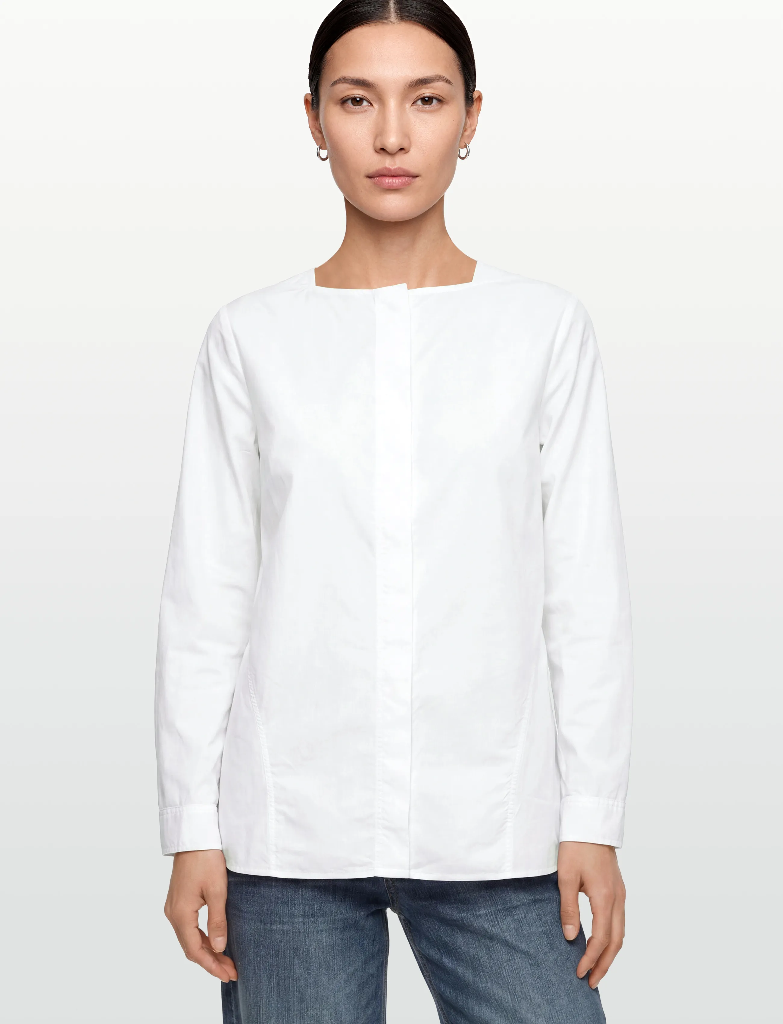 Rue de Tokyo - SILJA GMTD POPLIN - koszule z długimi rękawami - white - 3