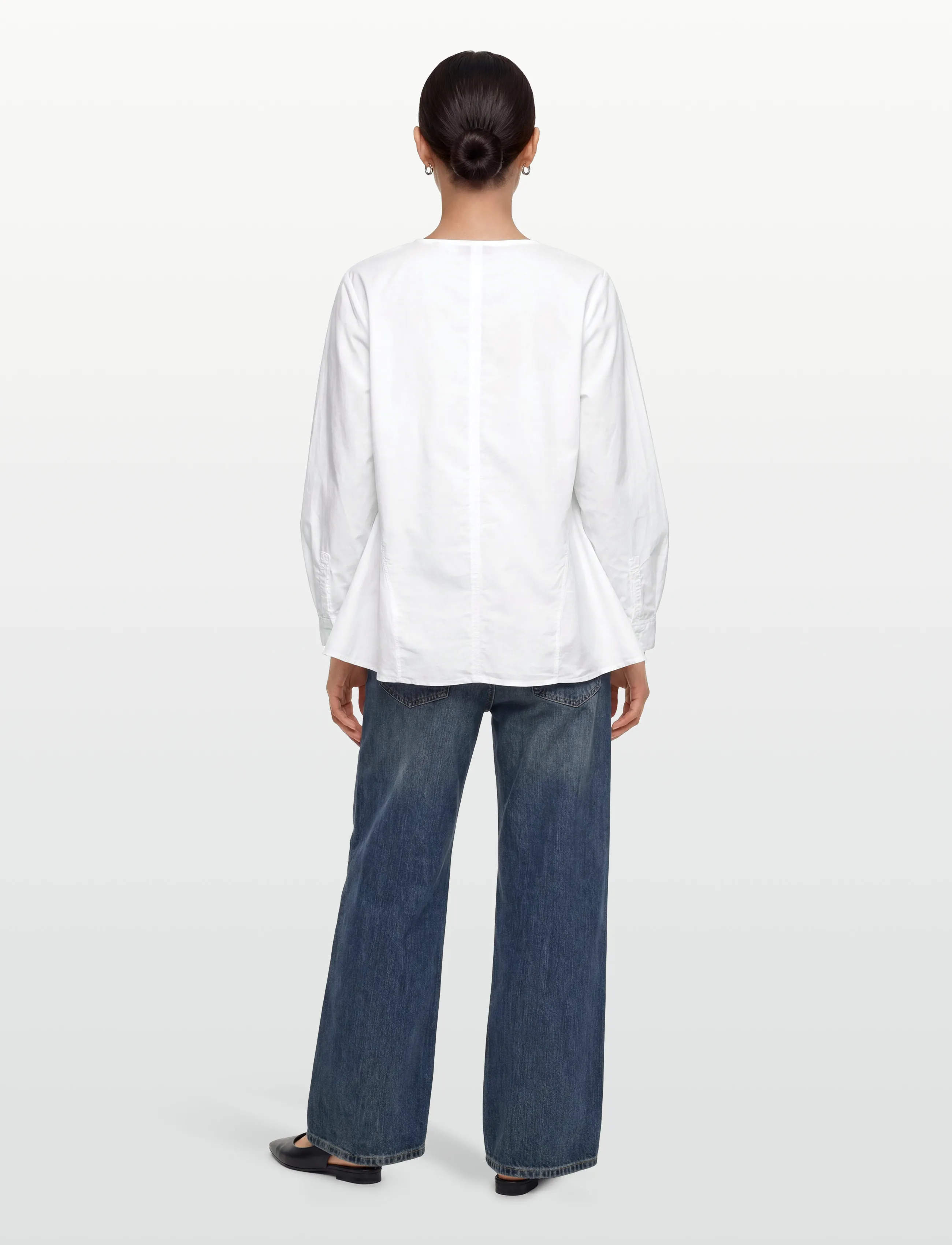Rue de Tokyo - SILJA GMTD POPLIN - koszule z długimi rękawami - white - 4