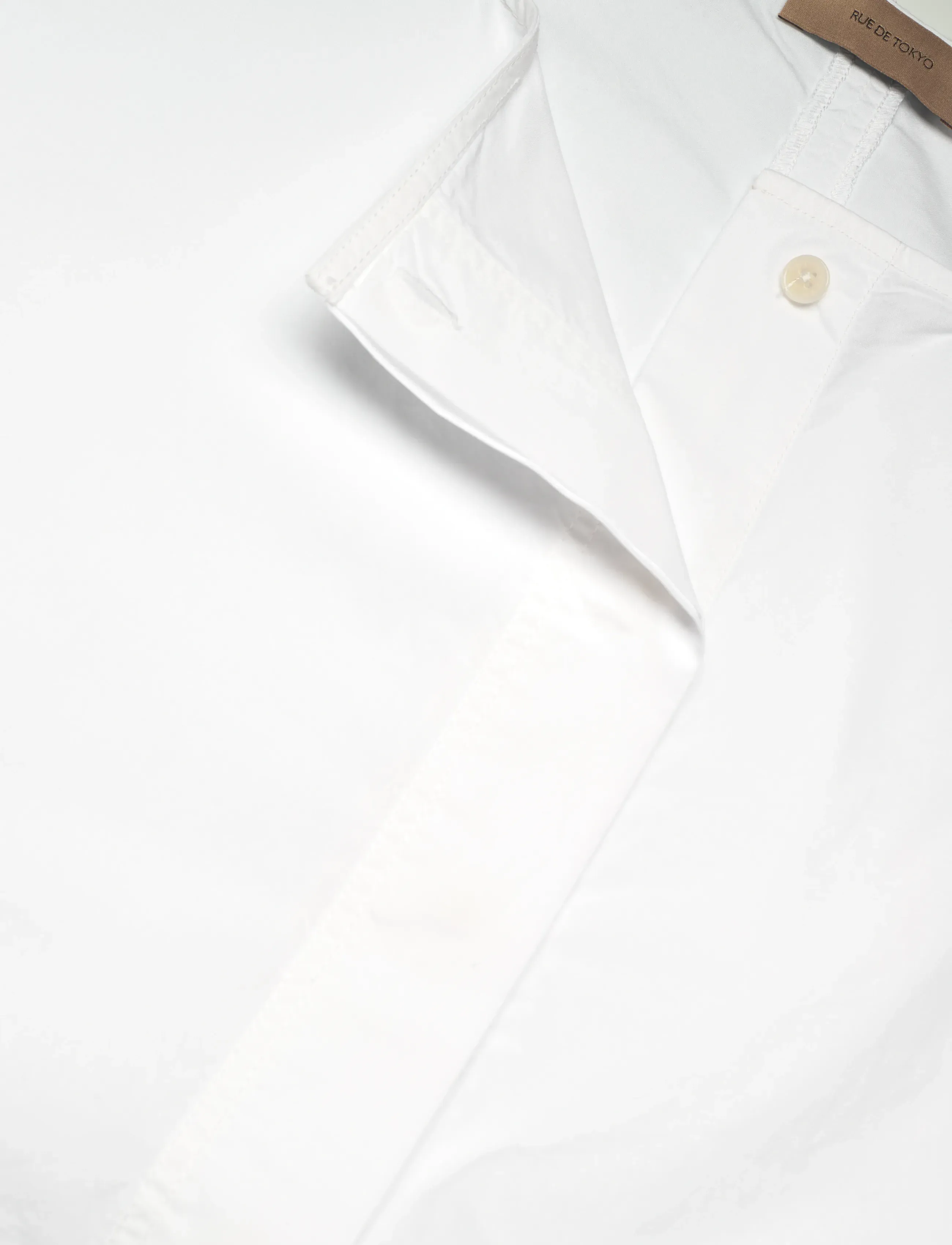 Rue de Tokyo - SILJA GMTD POPLIN - langärmlige hemden - white - 2