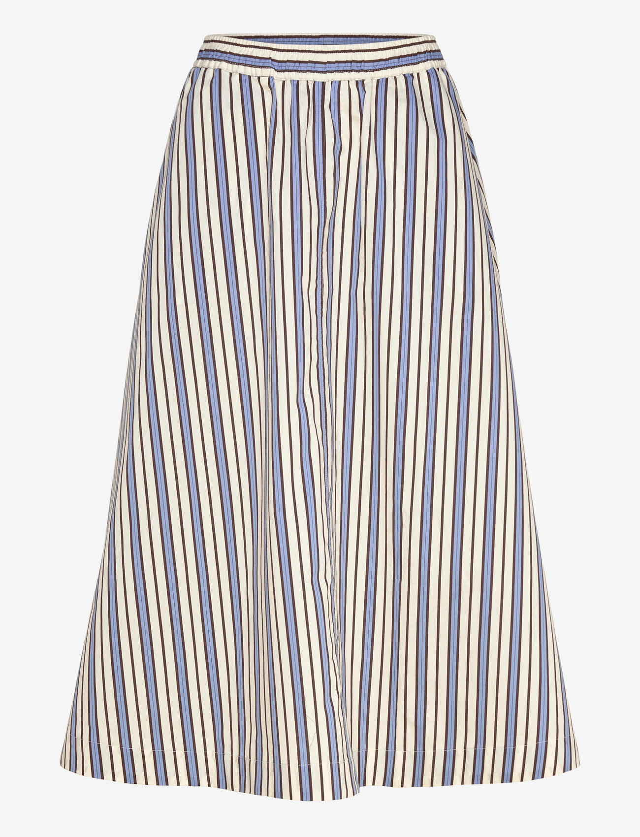 Rue de Tokyo - PUCK TRIO STRIPE - midi nederdele - blue purple cream stripe - 0
