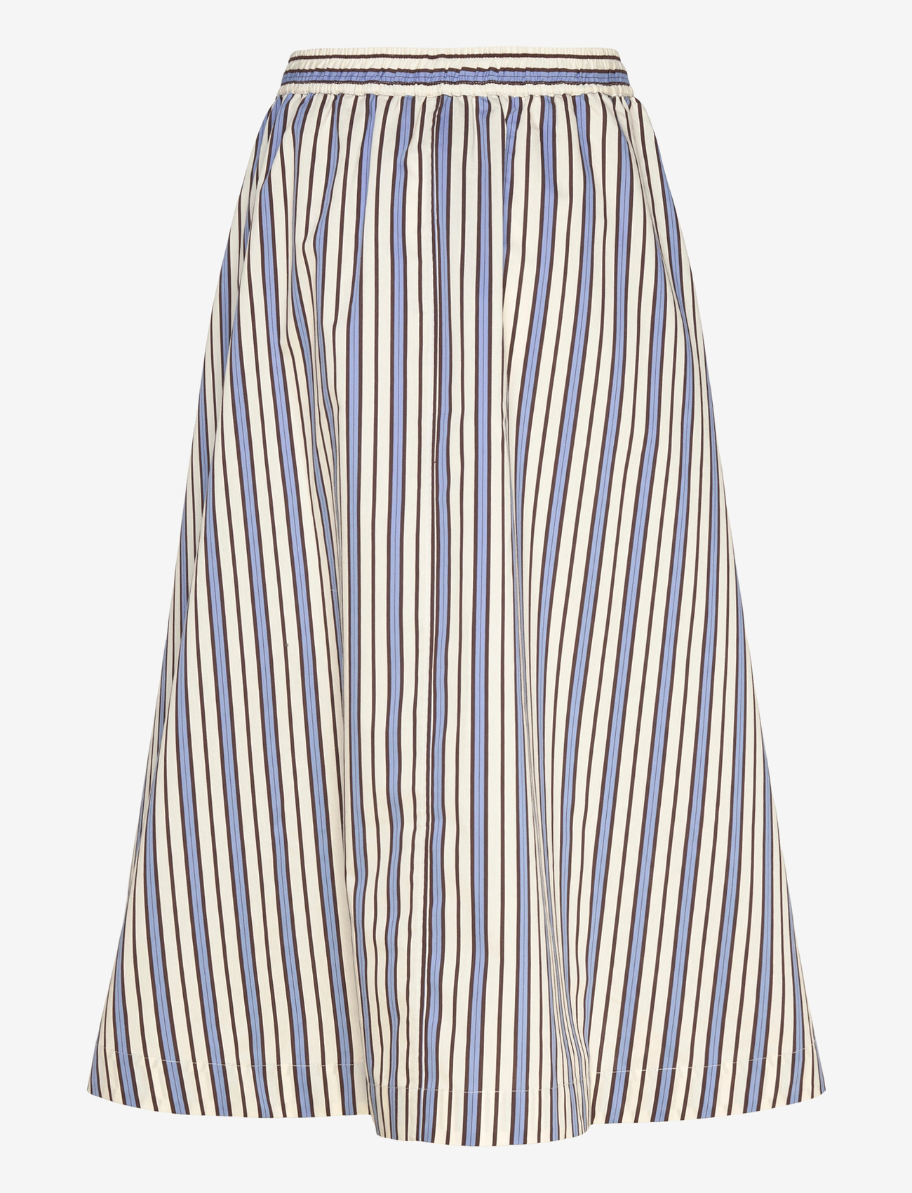 Rue de Tokyo - PUCK TRIO STRIPE - midi nederdele - blue purple cream stripe - 1