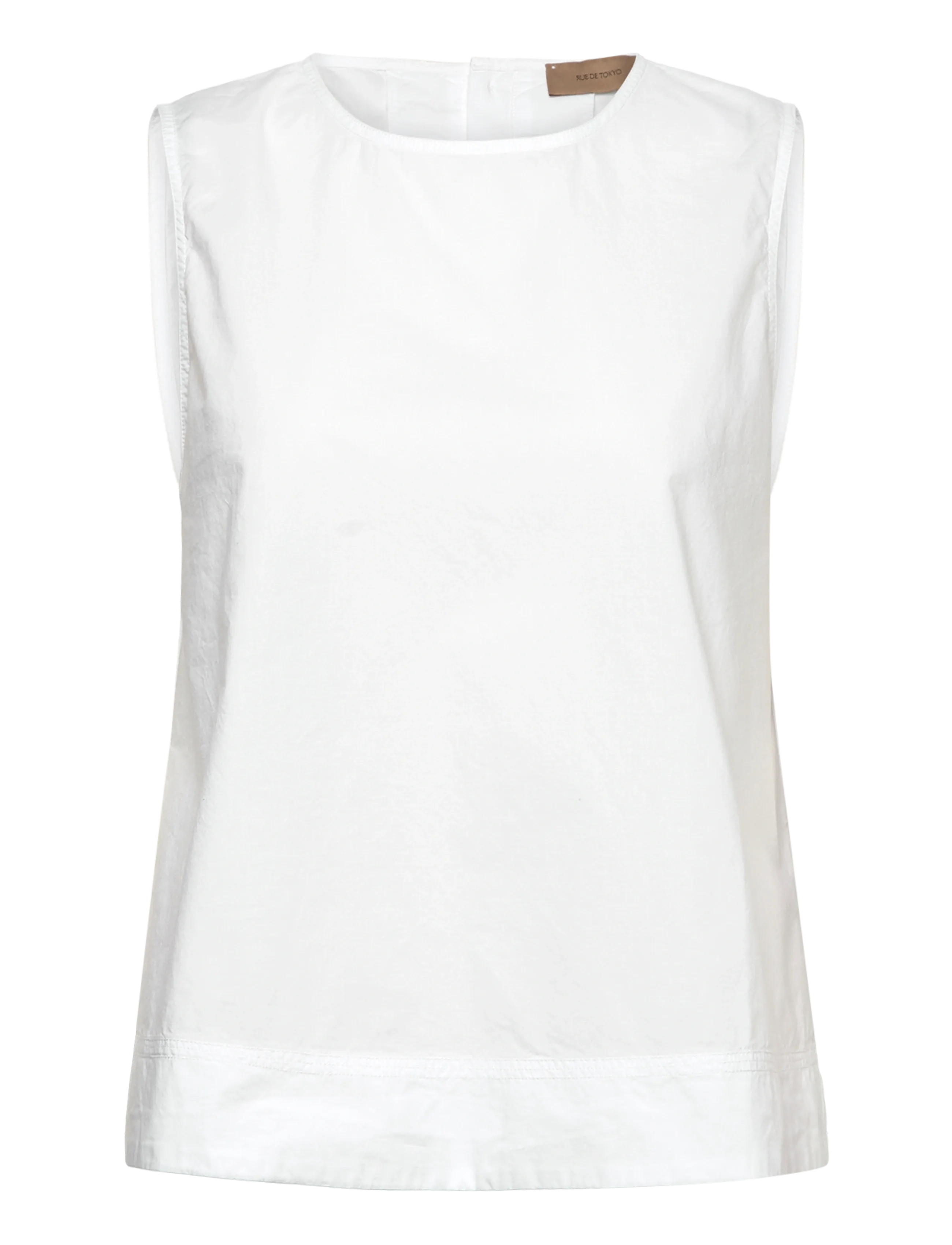 Rue de Tokyo SHARREN GMTD POPLIN - Everyday Style - WHITE / white