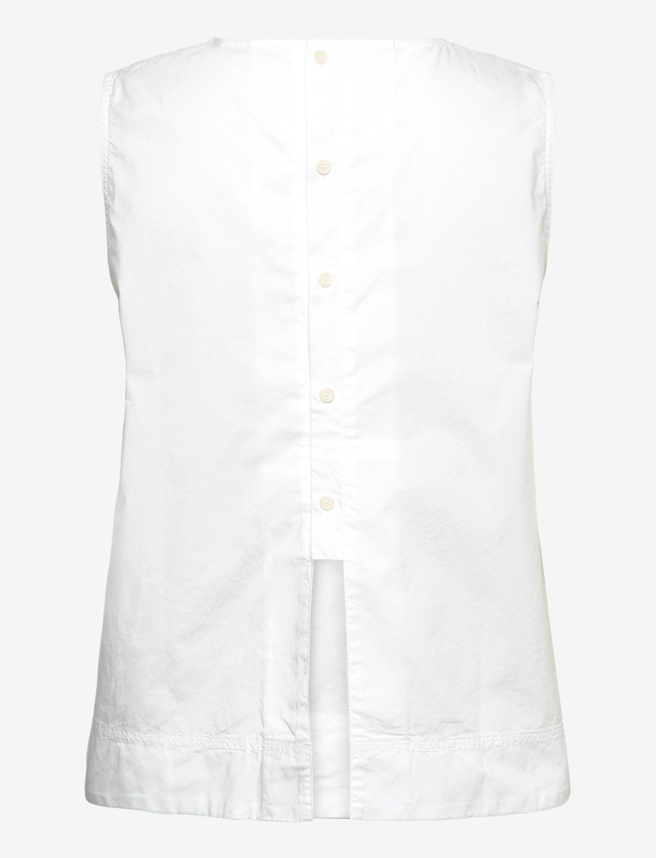 Rue de Tokyo - SHARREN GMTD POPLIN - blouses zonder mouwen - white - 1