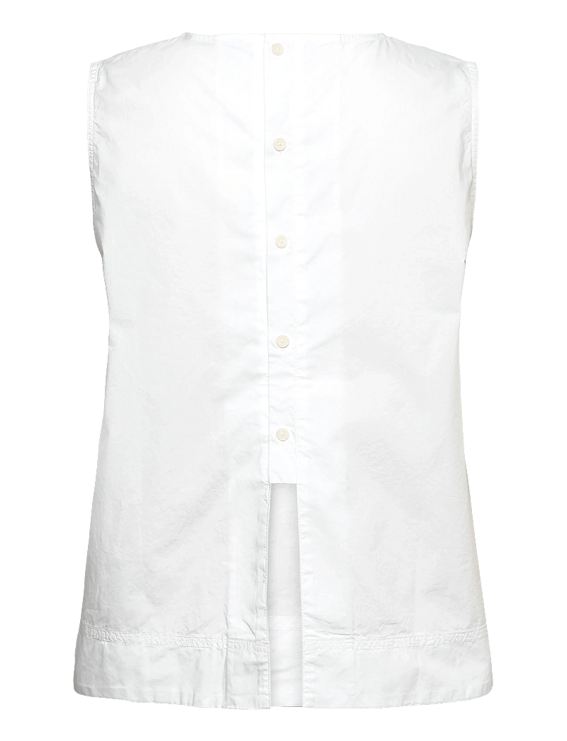Rue de Tokyo - SHARREN GMTD POPLIN - blouses zonder mouwen - white - 1