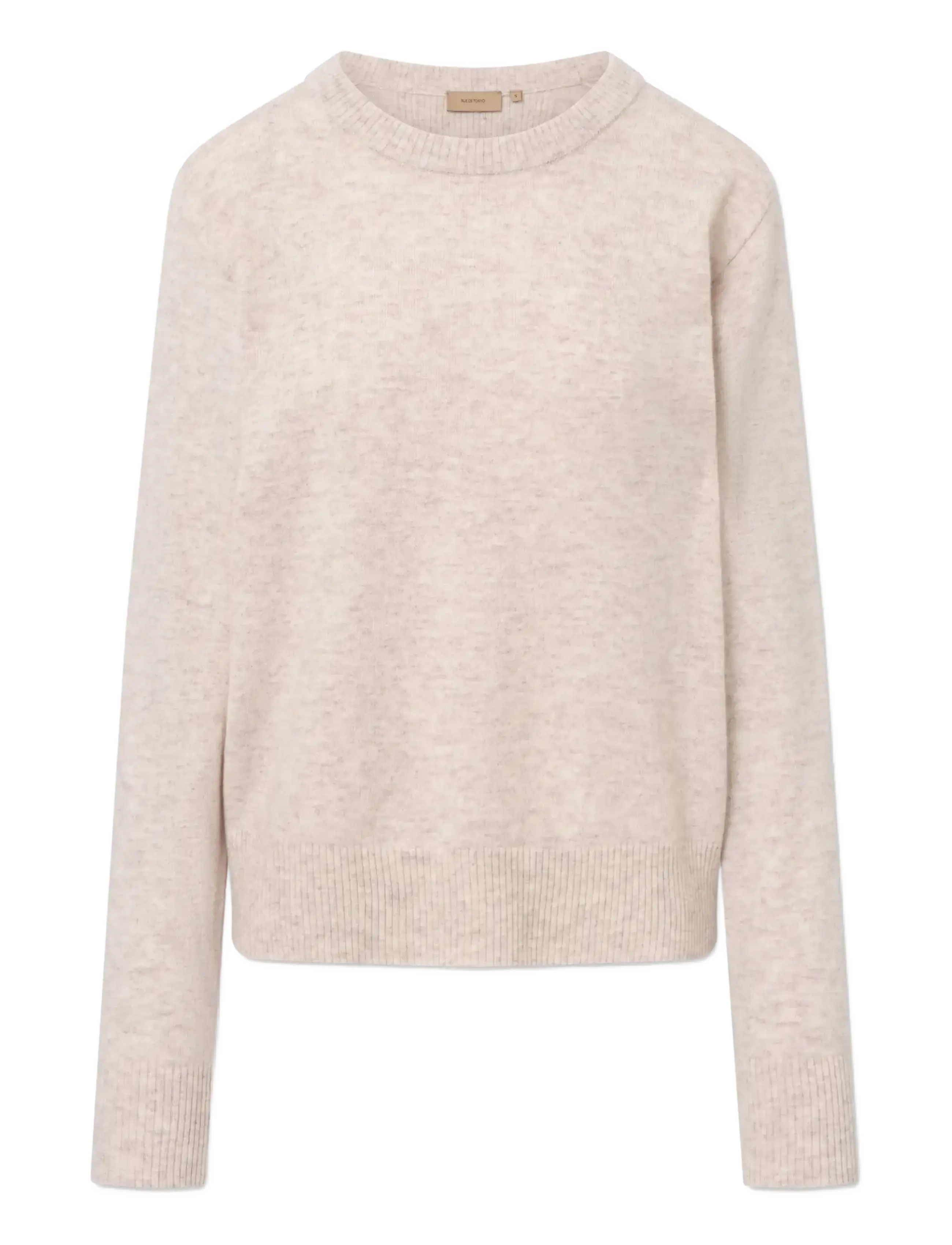 Rue de Tokyo KARRIE MERINO - Pullover - BEIGE MELANGE / beige