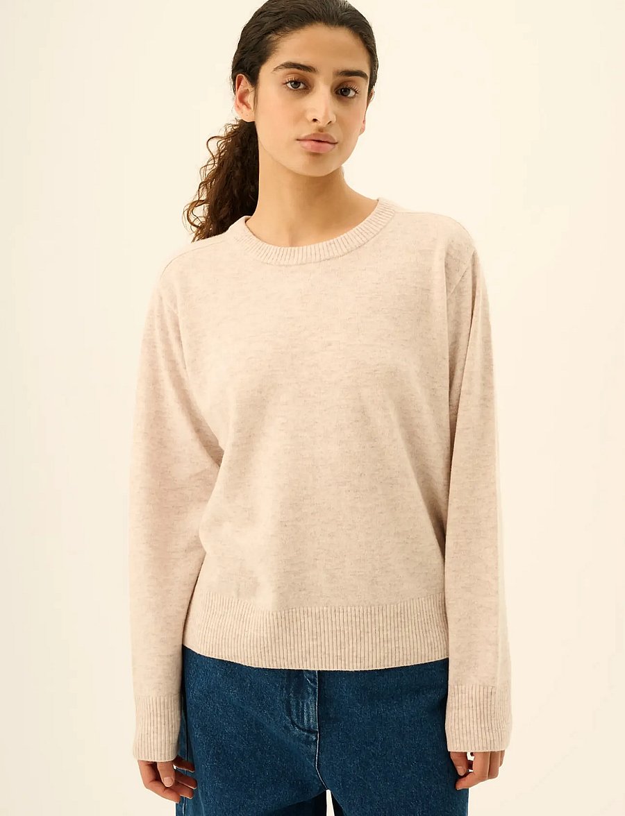 Rue de Tokyo - KARRIE MERINO - beige melange - 0