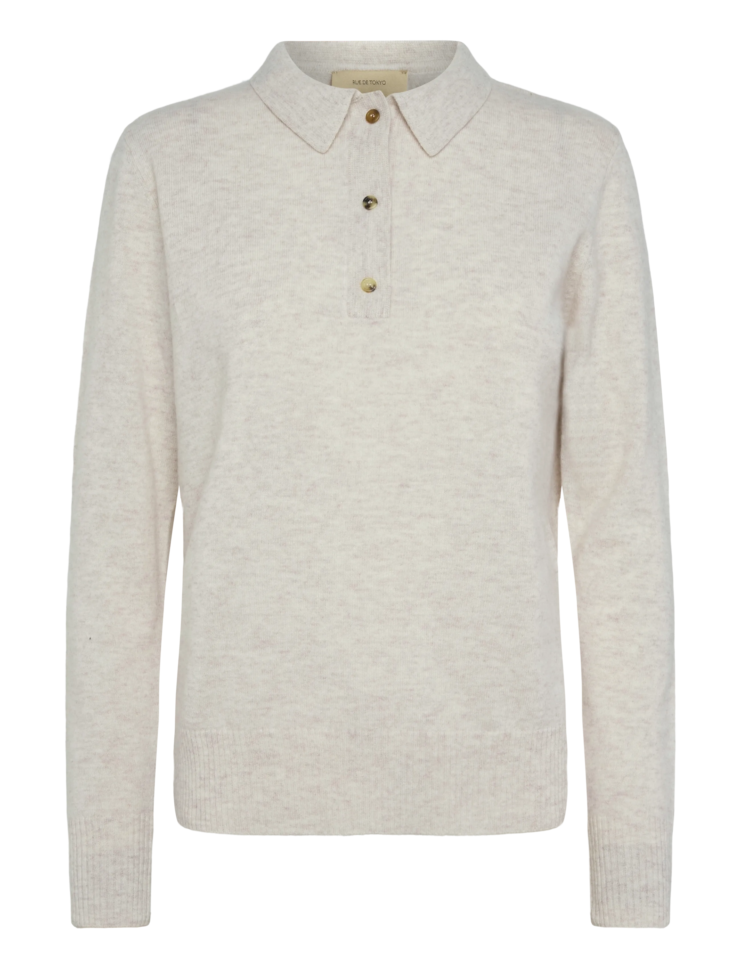 Rue de Tokyo KURA MERINO - Strik - BEIGE MELANGE / beige
