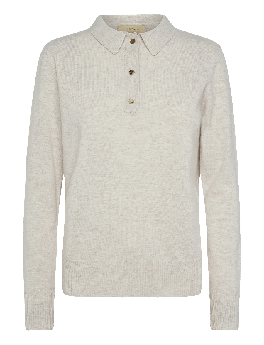 Rue de Tokyo - KURA MERINO - pullover - beige melange - 1