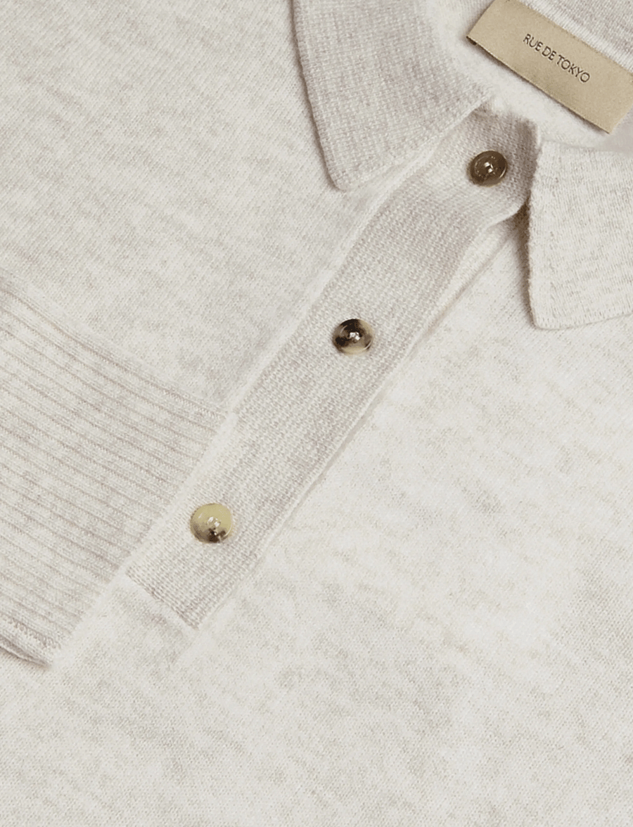 Rue de Tokyo - KURA MERINO - pullover - beige melange - 3