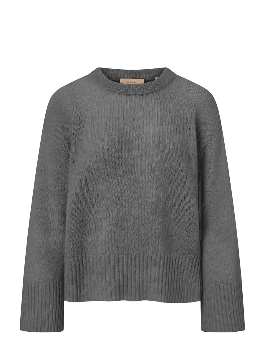 Rue de Tokyo - KATH CASHMERE SIILK - cashmere - thunder - 0
